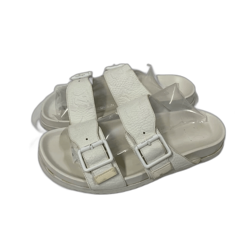 Louis Vuitton Louis Vuitton White Strappy Sandals Size 40/6 Size US 6 / IT 36 - 1 Thumbnail