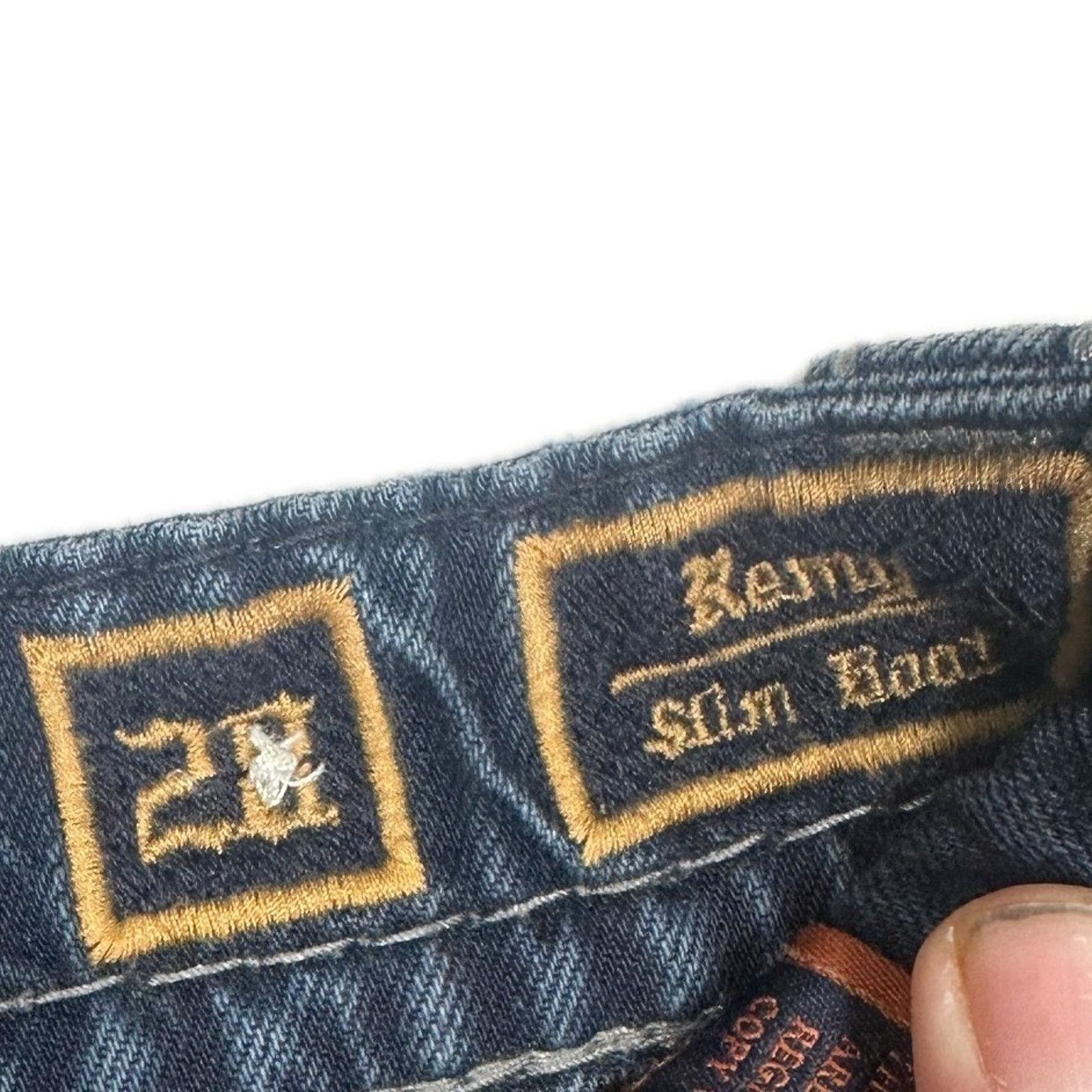 Rock Revival Rock Revival Womens Jeans Bootcut Embellished Denim Size 28 Size 28" / US 6 / IT 42 - 6 Thumbnail