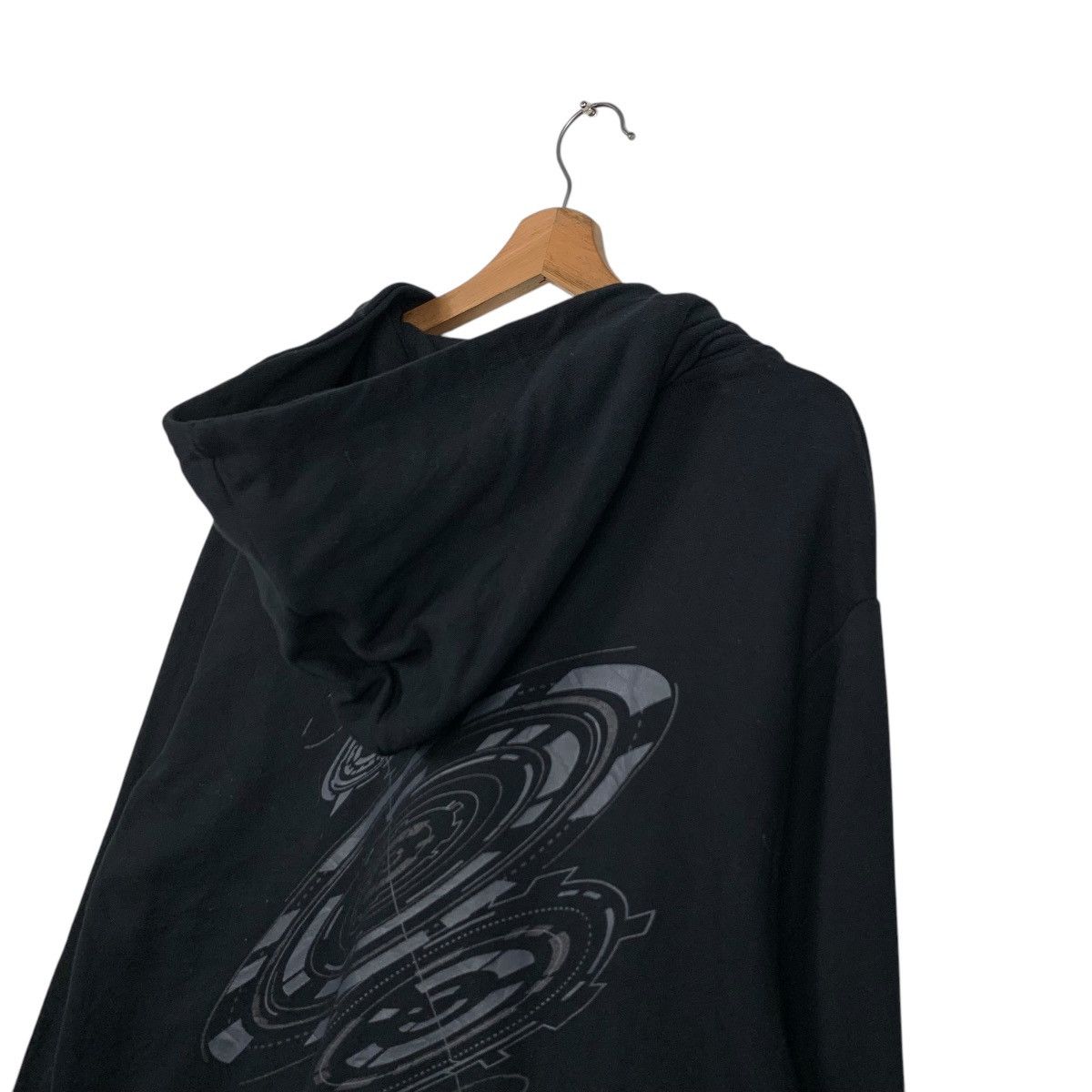 Japanese Brand ZERO Big Logo Double Collar Hoodies Sweatshirt #1723-C76 Size US L / EU 52-54 / 3 - 9 Thumbnail