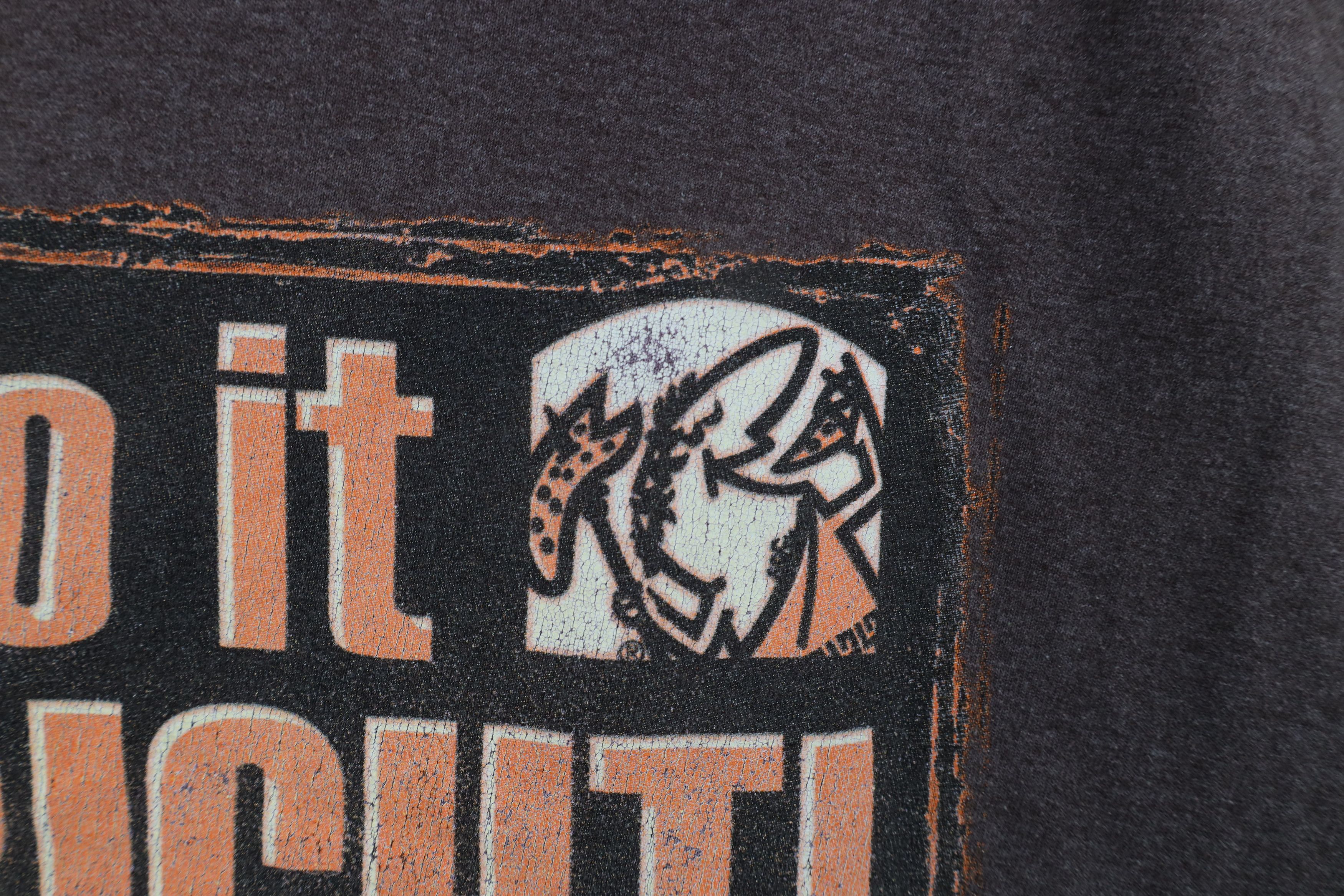 Vintage Vintage 90s Y2K Little Caesars Pizza Ringer T-Shirt Brown Size US XL / EU 56 / 4 - 5 Thumbnail