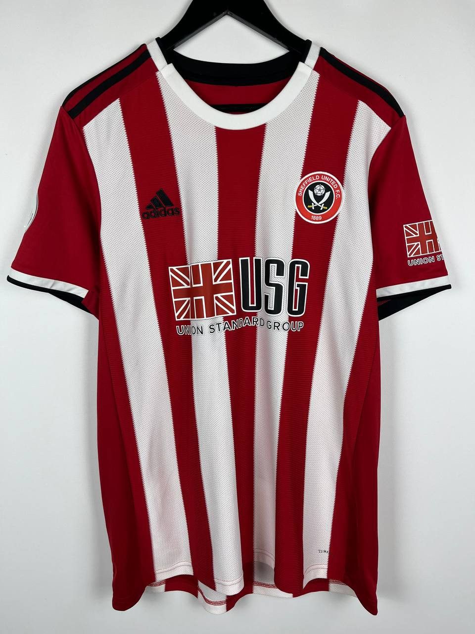 Adidas Adidas Sheffield United 2019/20 Home Football Shirt DX3763 Size US L / EU 52-54 / 3 - 1 Thumbnail