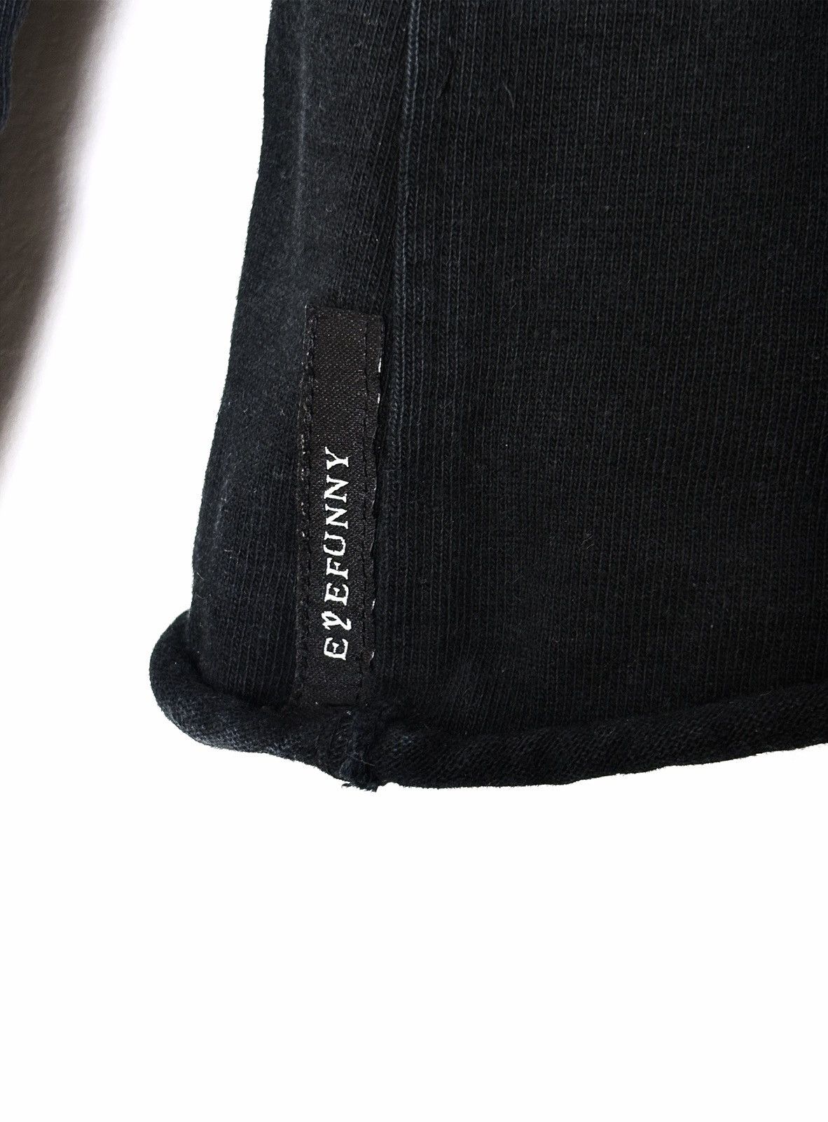 EYEFUNNY Eyefunny .925 Silver Black Cotton Zip Jacket Size US S / EU 44-46 / 1 - 10 Thumbnail