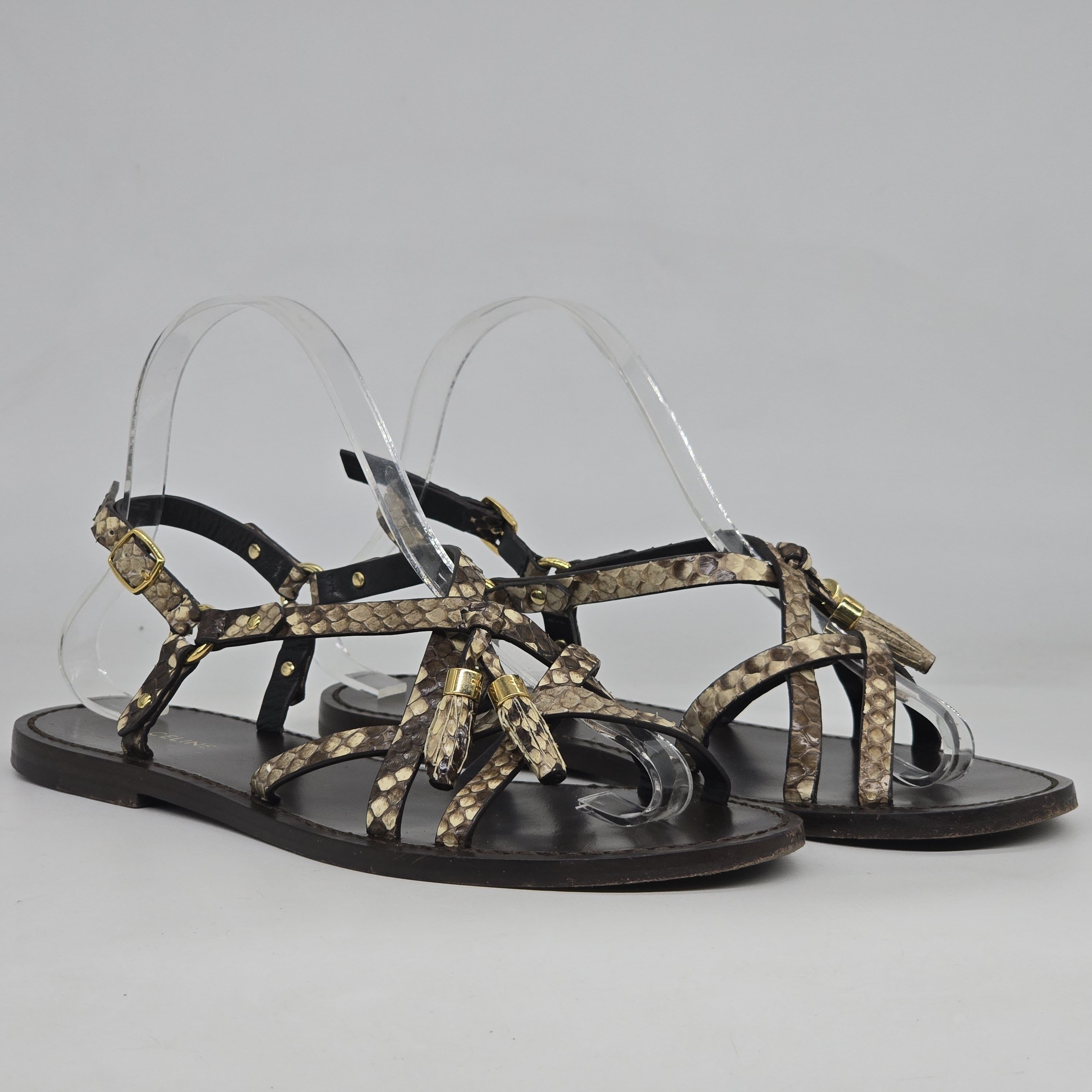 Celine Celine - Tassle Charm Sandals Size US 6 / IT 36 - 5 Thumbnail