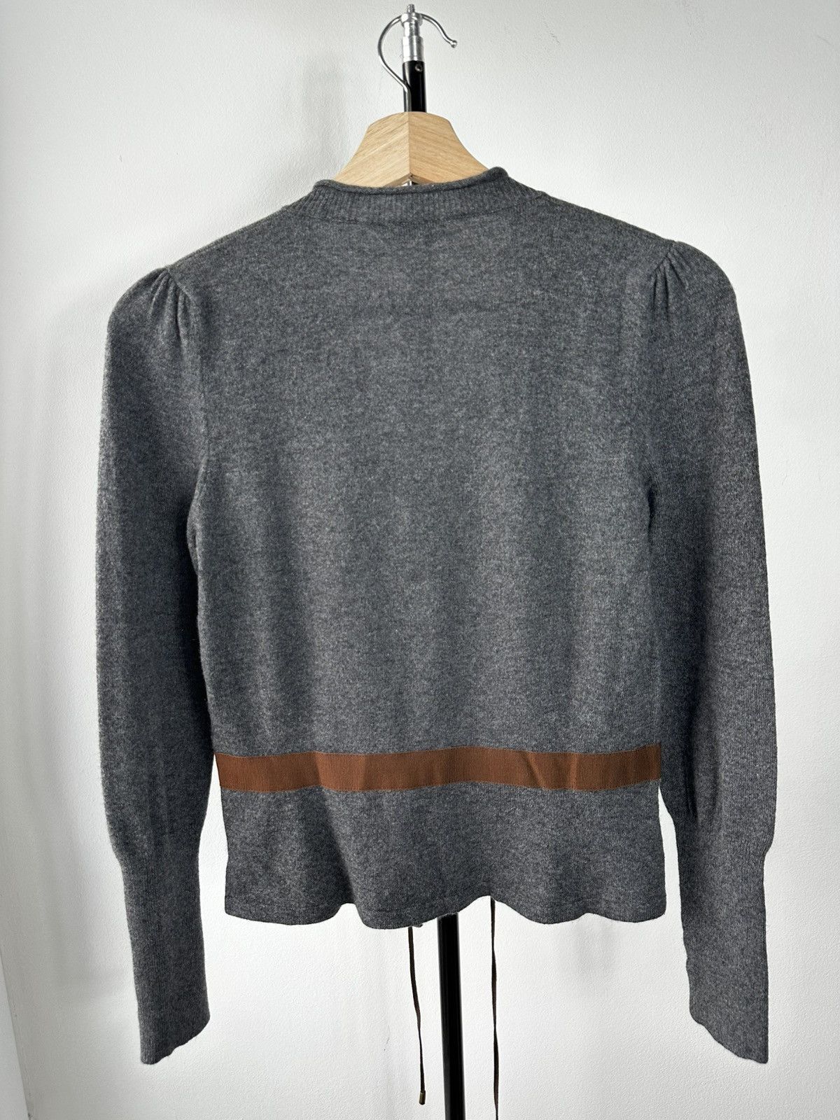 Brunello Cucinelli Brunello Cucinelli 100% Cashmere Cardigan – Gray Knitwear Size M / US 6-8 / IT 42-44 - 10 Thumbnail
