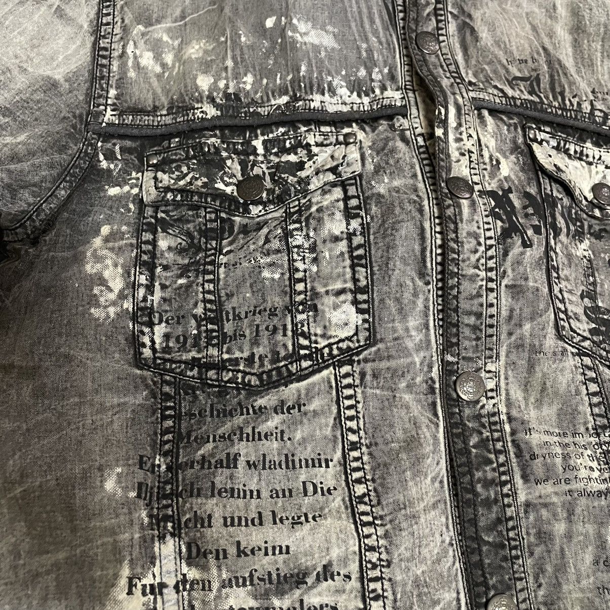 In The Attic 🇯🇵 IN THE ATTIC POEM PUNK GOTHIC DOUBLE LAYER JACKET Size US L / EU 52-54 / 3 - 20 Thumbnail