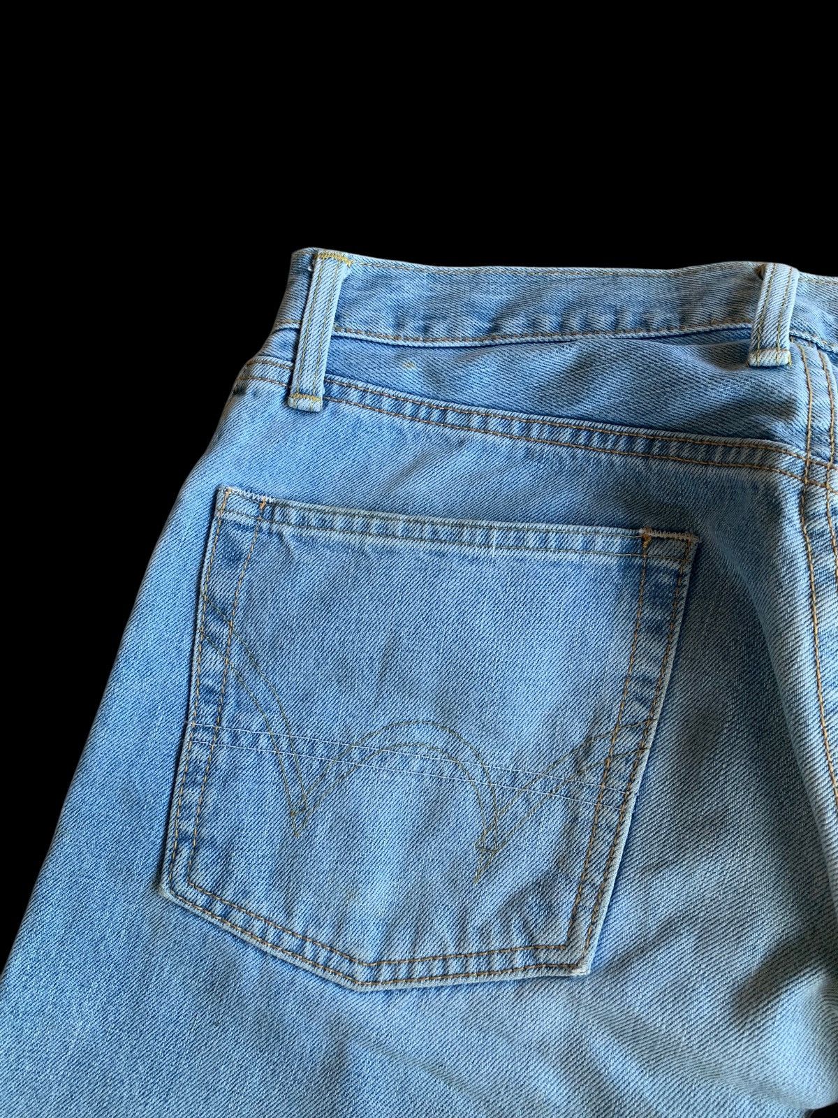 Edwin × If Six Was Nine × Jean VINTAGE EDWIN 505X SELVEDGE FADED DISTRESSED DENIM Size US 30 / EU 46 - 19 Thumbnail
