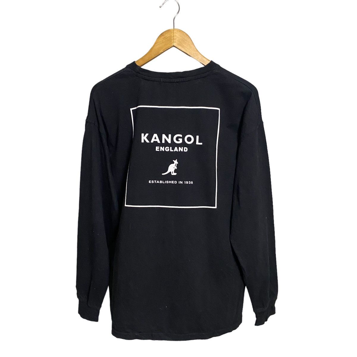 Kangol Kangol logo box back long sleeve tee Size US M / EU 48-50 / 2 - 1 Thumbnail