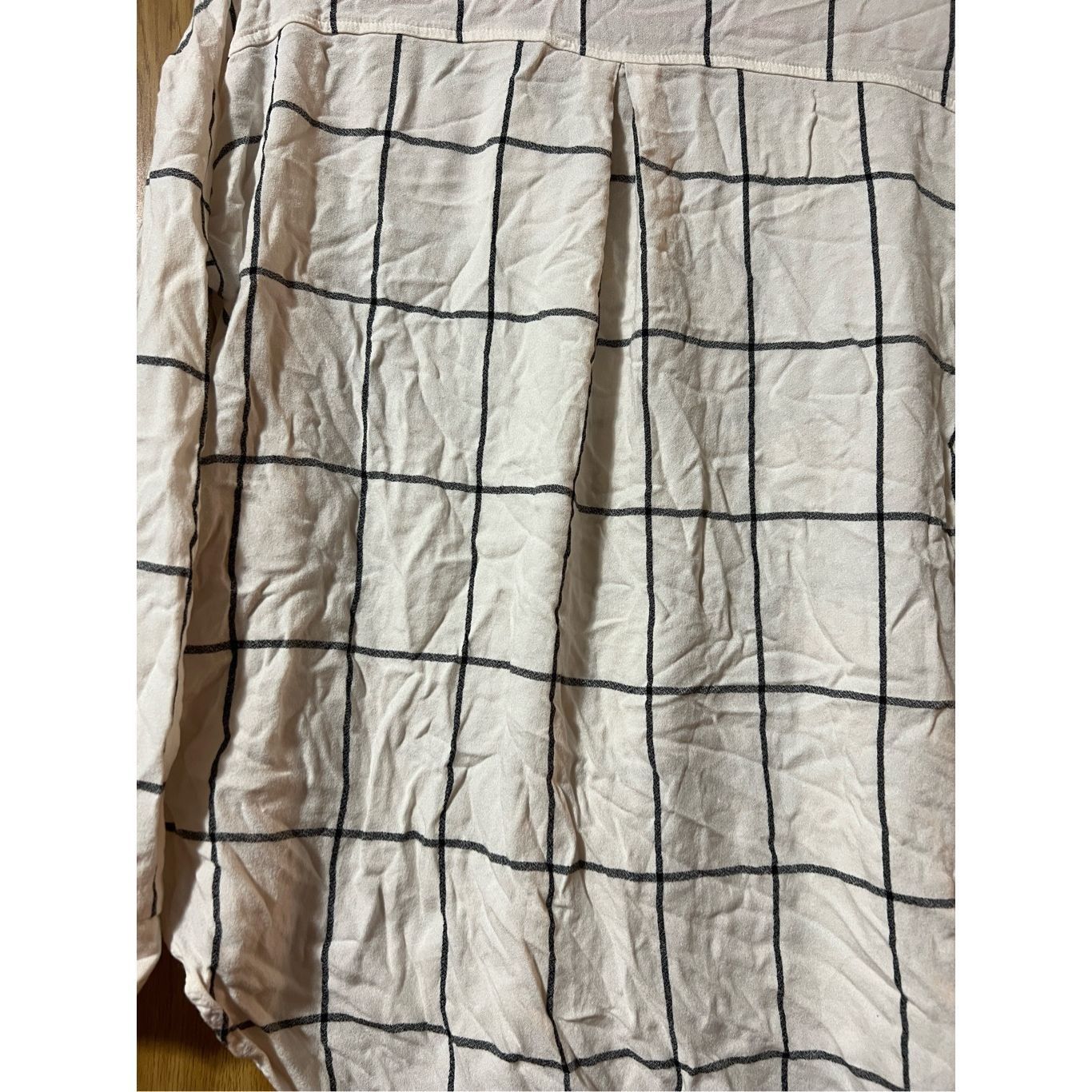 Other Lush White Plaid Woman’s Long Sleeve V-Neck Top Size Medium Size M / US 6-8 / IT 42-44 - 10 Thumbnail