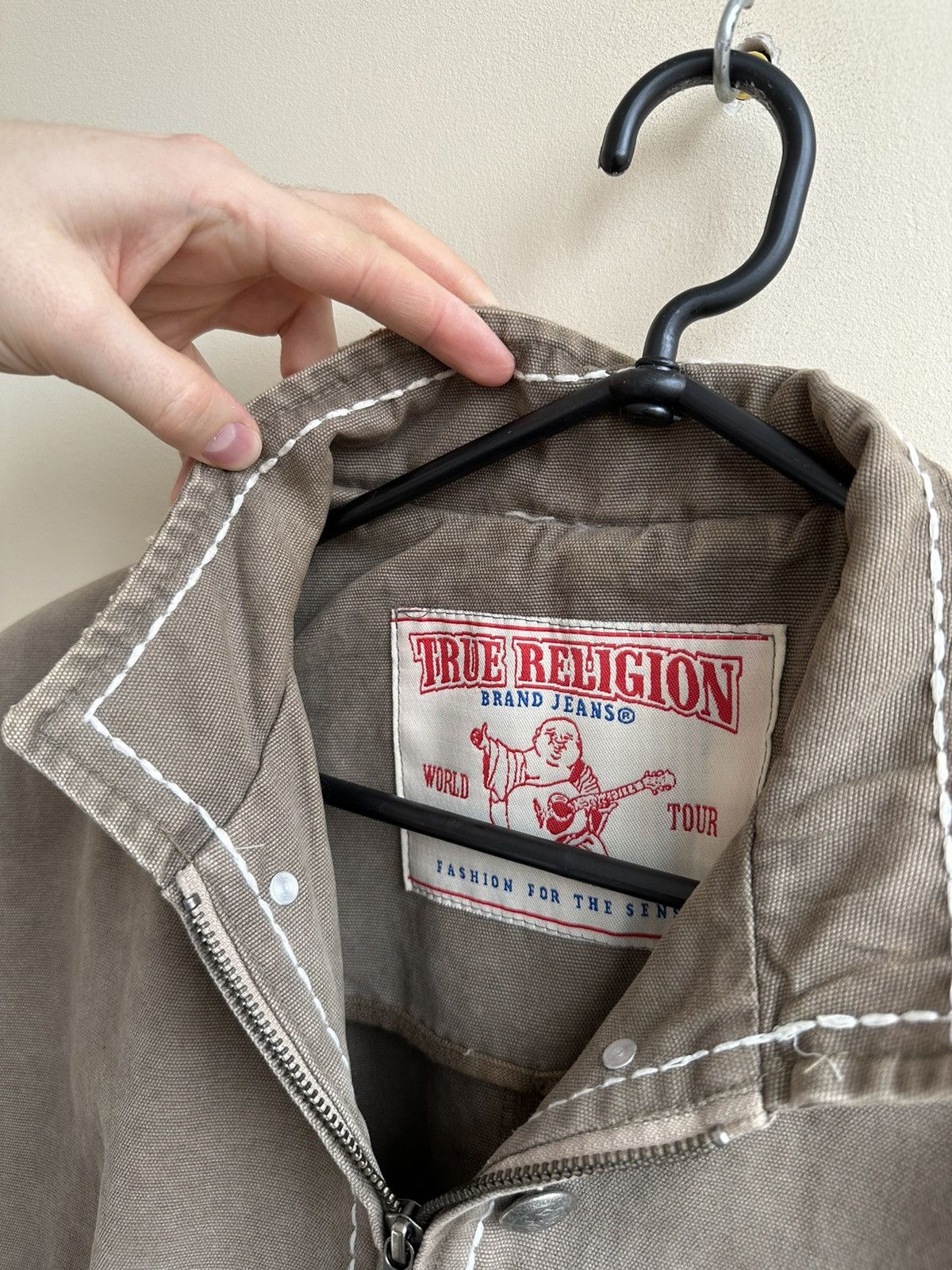 True Religion × Vintage True Religion denim jacket 90s Vintage Size M / US 6-8 / IT 42-44 - 8 Thumbnail