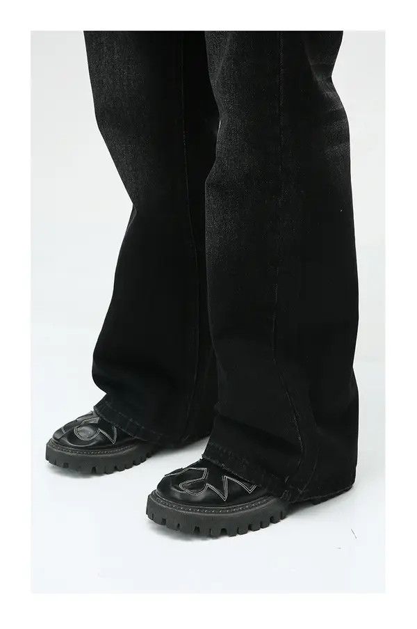 Japanese Brand VIBE Simple bootcut loose washed jeans Size US 32 / EU 48 - 5 Thumbnail