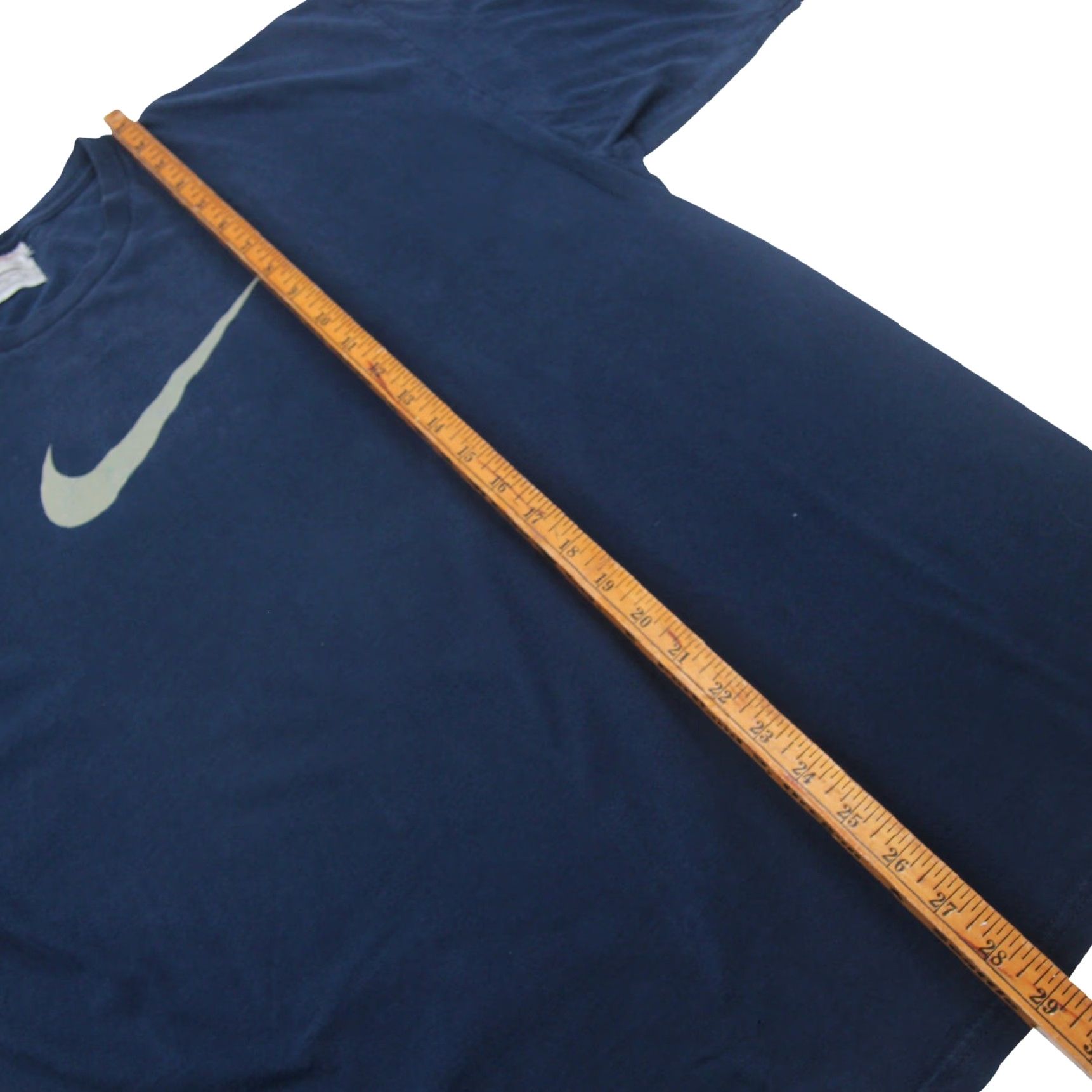 Nike VINTAGE Nike Mens XL T-Shirt Blue Swoosh Graphic Shirt Mens XL Blue Nike T-Shirt Size US XL / EU 56 / 4 - 6 Thumbnail