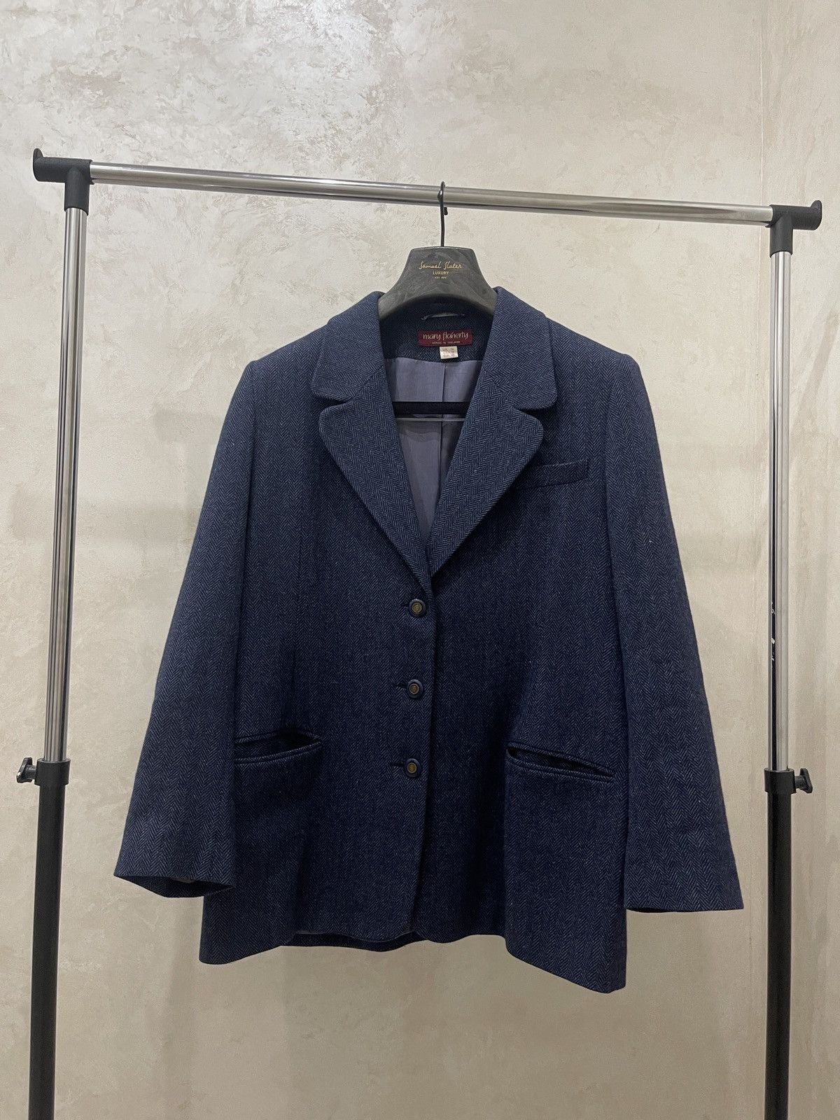 Vintage Vintage angora oversize blazer mary flaherty classic jacket Size XL / US 12-14 / IT 48-50 - 1 Thumbnail