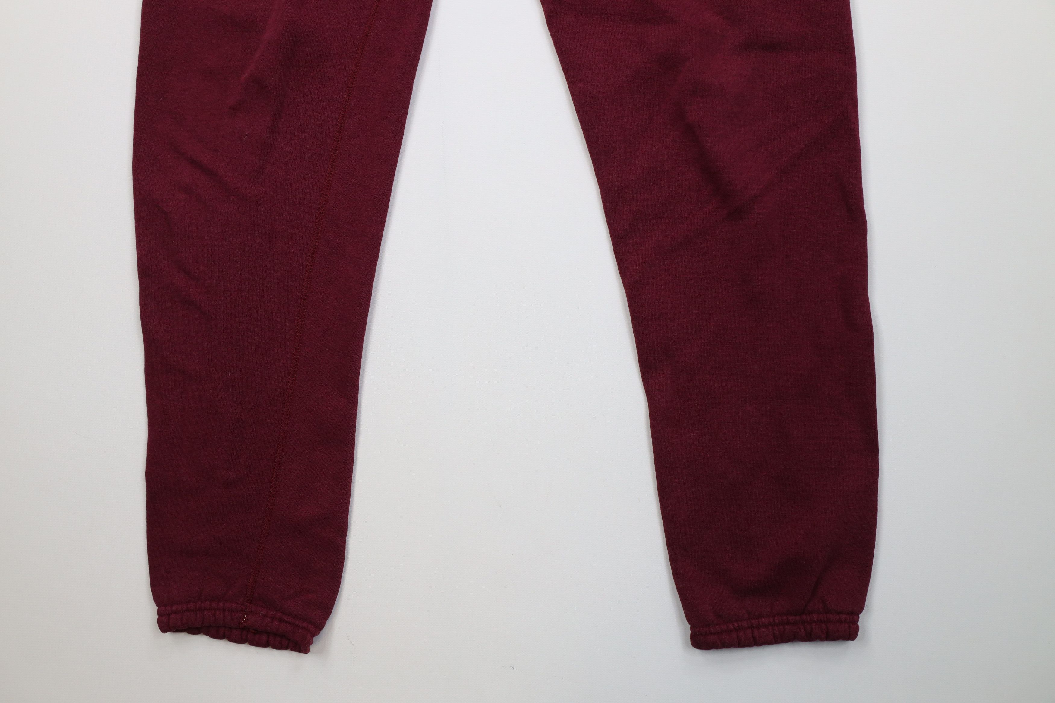Vintage Vintage 70s Streetwear Gusset Sweatpants Joggers Maroon USA Size US 36 / EU 52 - 4 Thumbnail