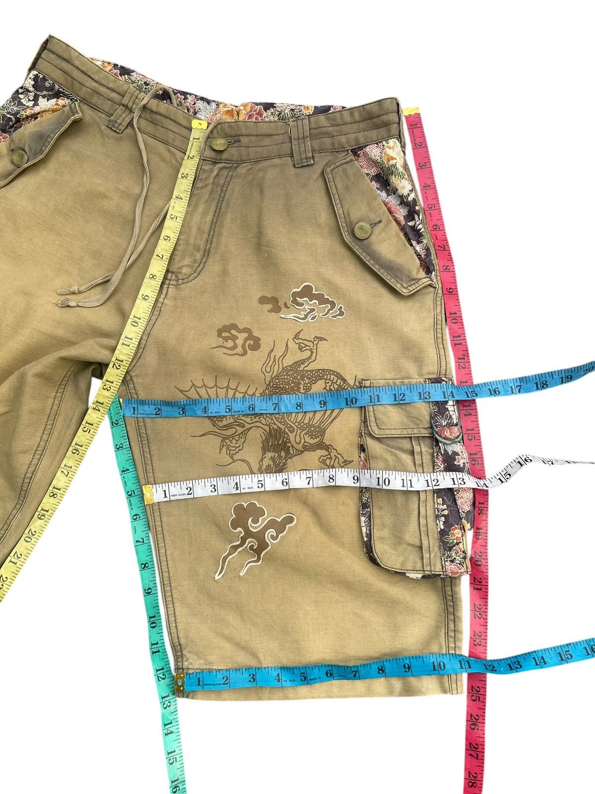 Japanese Brand Sukajan Cargo Short Size US 36 / EU 52 - 13 Thumbnail