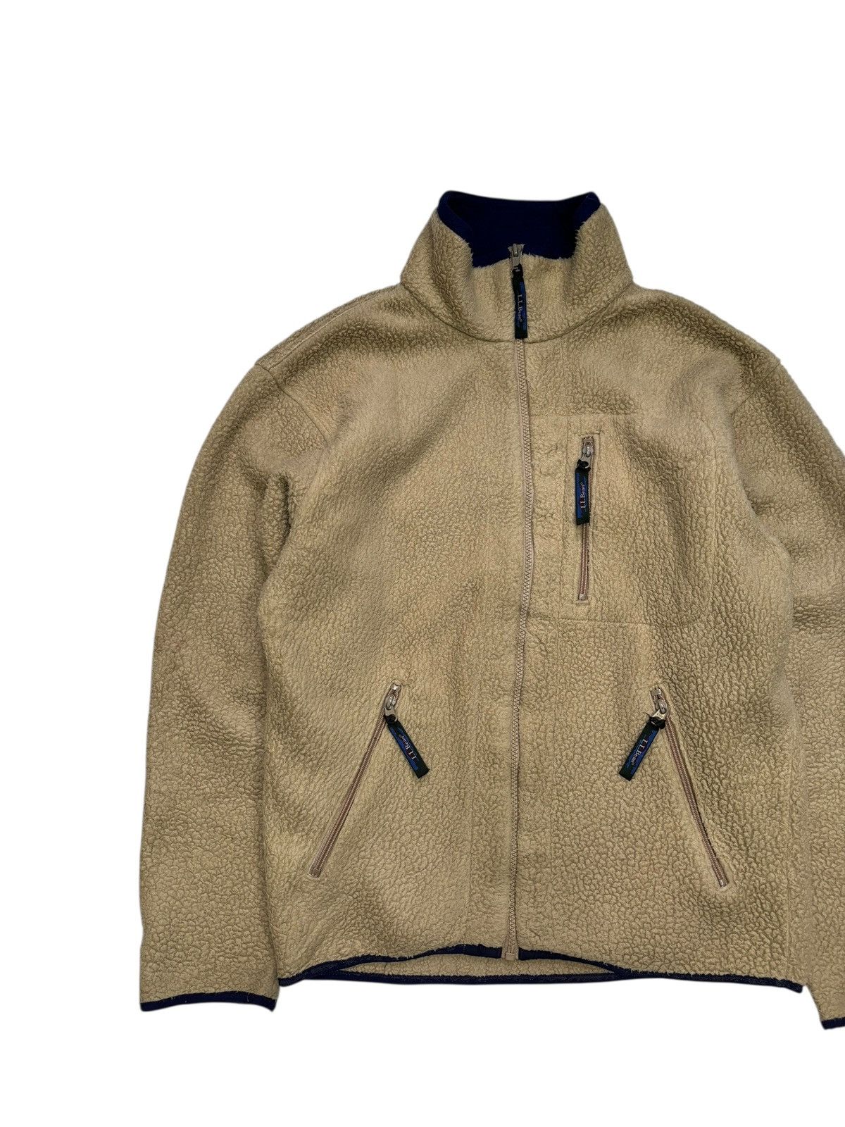 L.L. Bean RARE🔥VINTAGE L.L. BEAN DEEP PILED SHERPA FLEECE JACKET Size US M / EU 48-50 / 2 - 5 Thumbnail