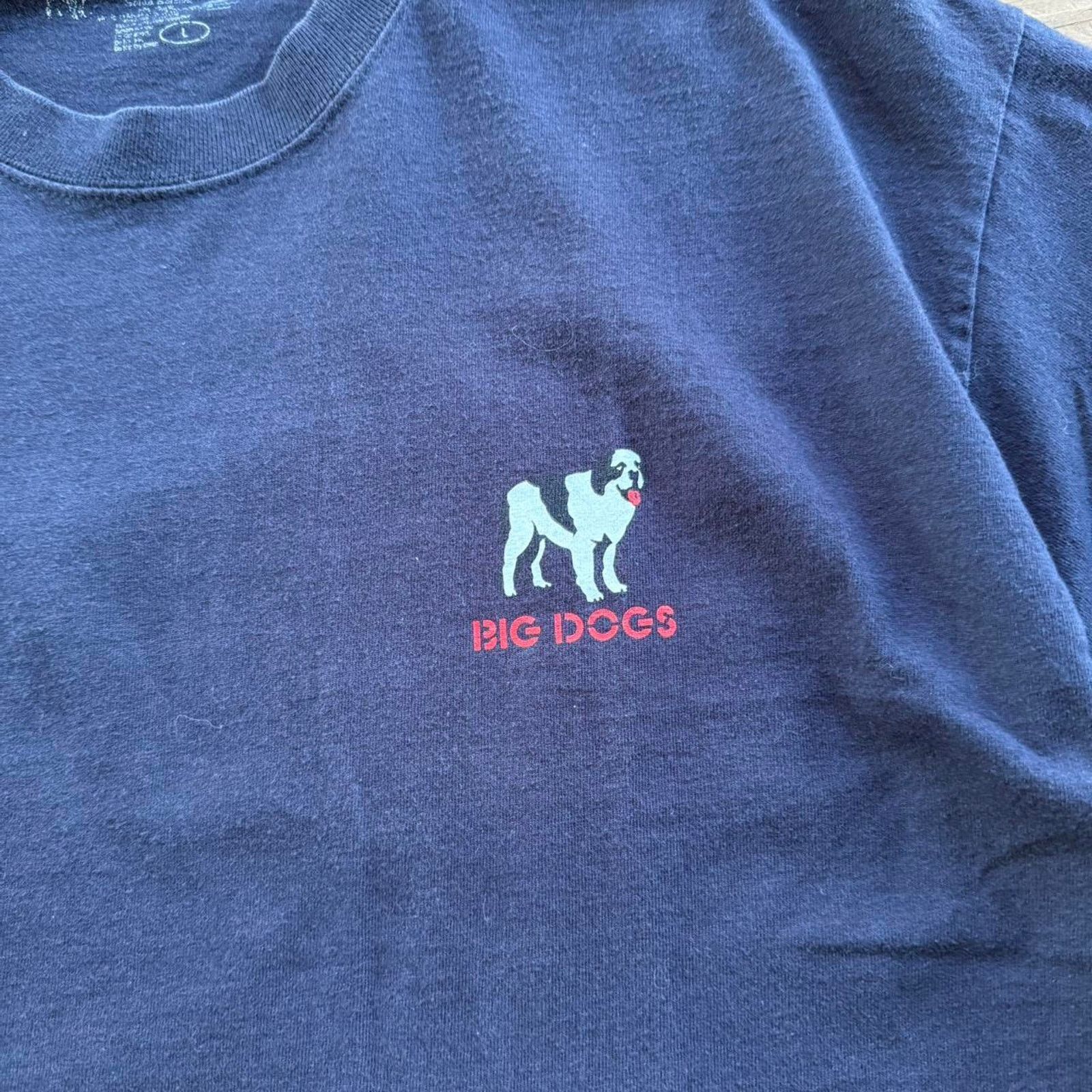 Big Dogs × Vintage 2006 Big Dogs Funny Tee Size US L / EU 52-54 / 3 - 4 Thumbnail