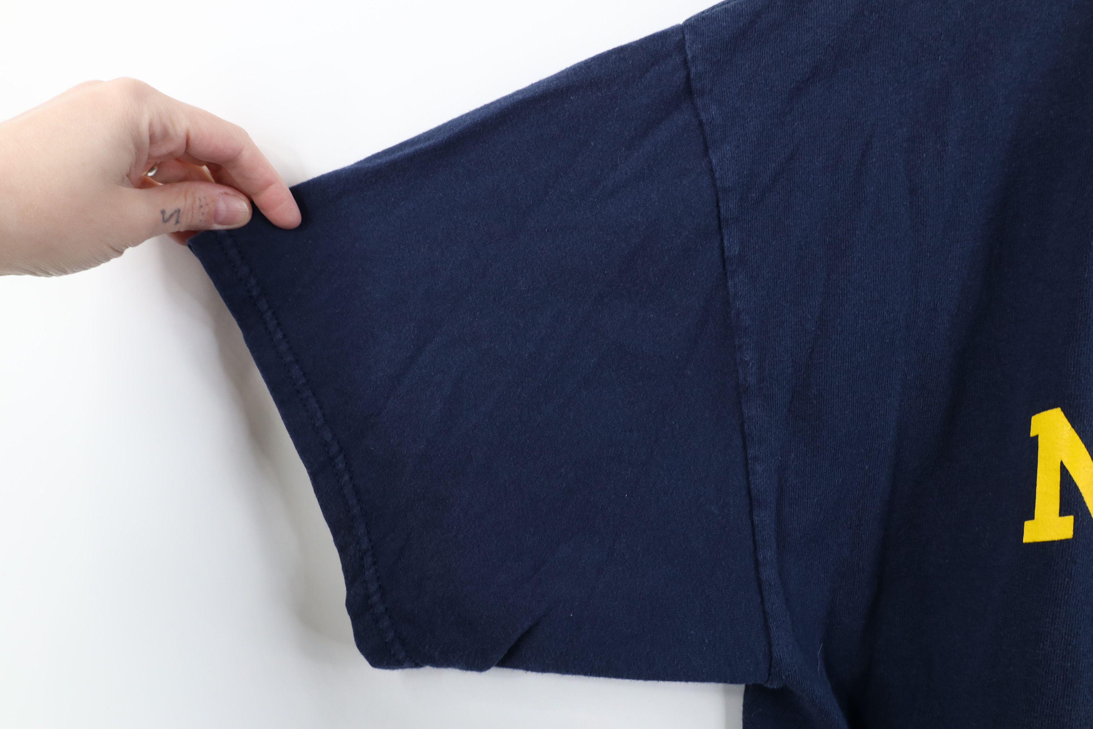 Vintage Vintage 90s University of Michigan Short Sleeve T-Shirt Size US XL / EU 56 / 4 - 8 Thumbnail