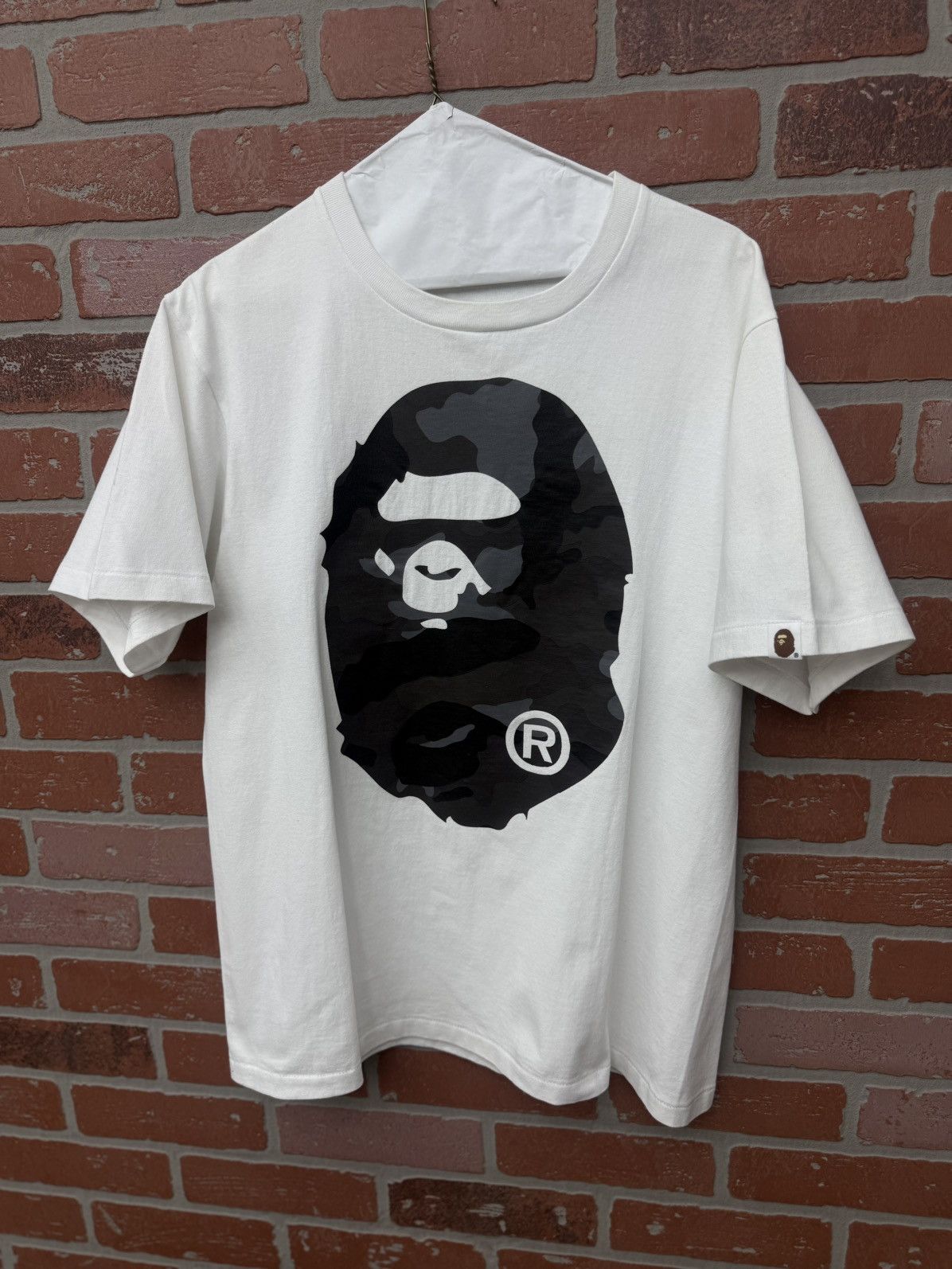 Bape Bape Ape Camo Black Head Tee Size M 🧼 Size US M / EU 48-50 / 2 - 3 Thumbnail