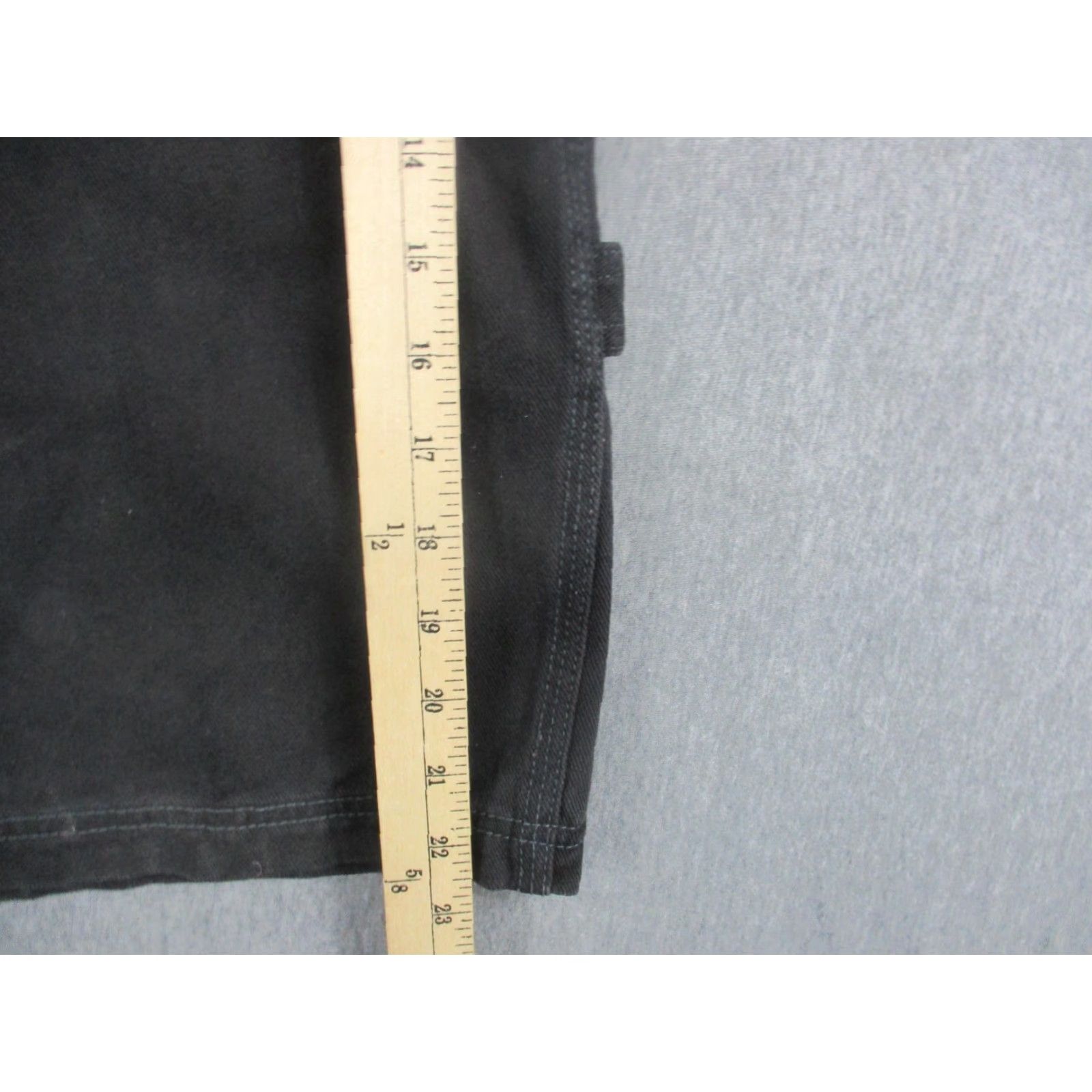 Vintage Paco Jean Company Cargo Shorts Mens 32 Black Denim Utility Pockets Cargo Shorts Mens Black Denim Workwear Relaxed Fit 12in Inseam Size US 32 / EU 48 - 6 Thumbnail