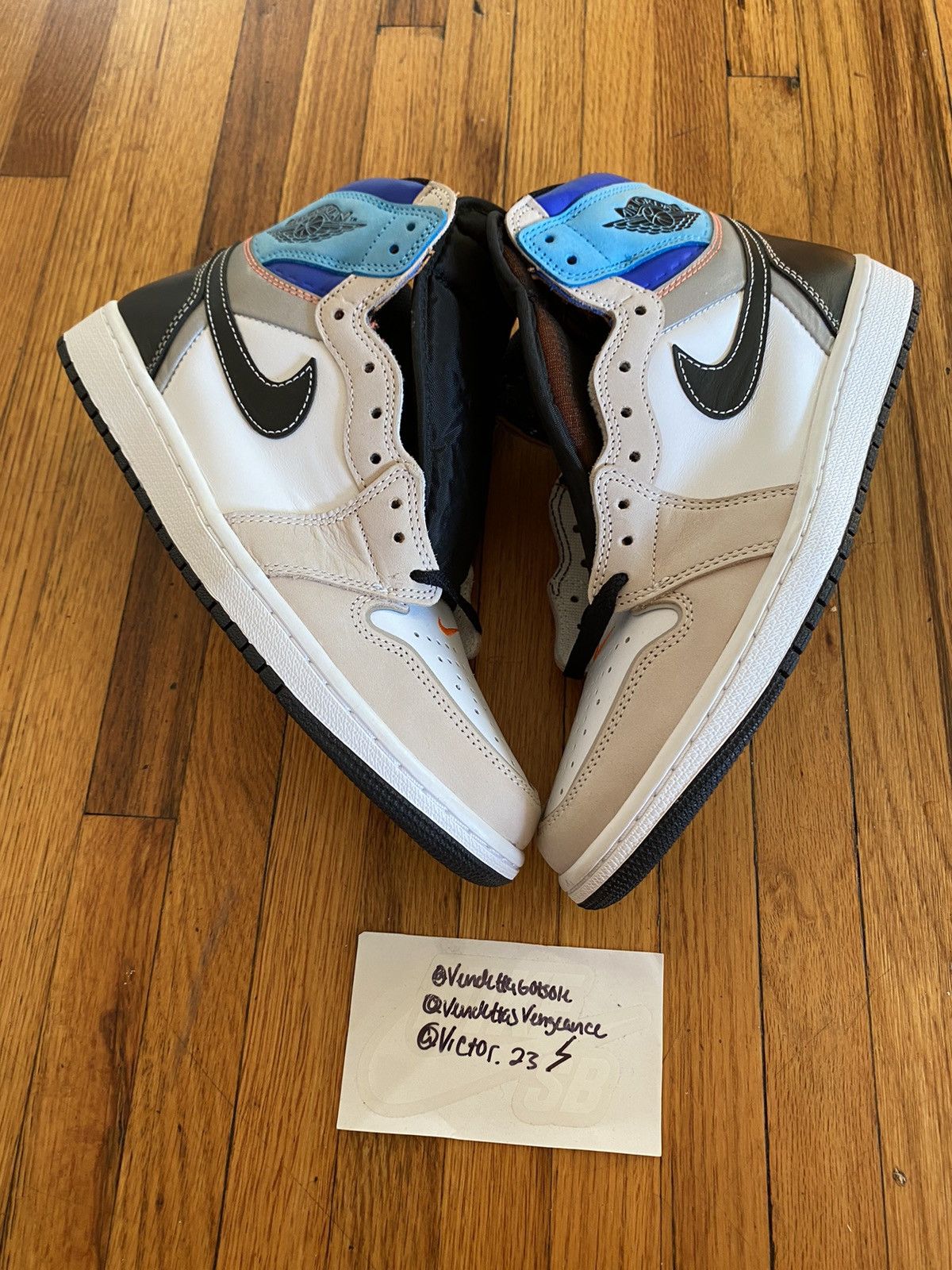 Jordan Brand Jordan Retro 1 High OG Protoype Cut NEW US9.5 Size US 9.5 / EU 42-43 - 2 Thumbnail
