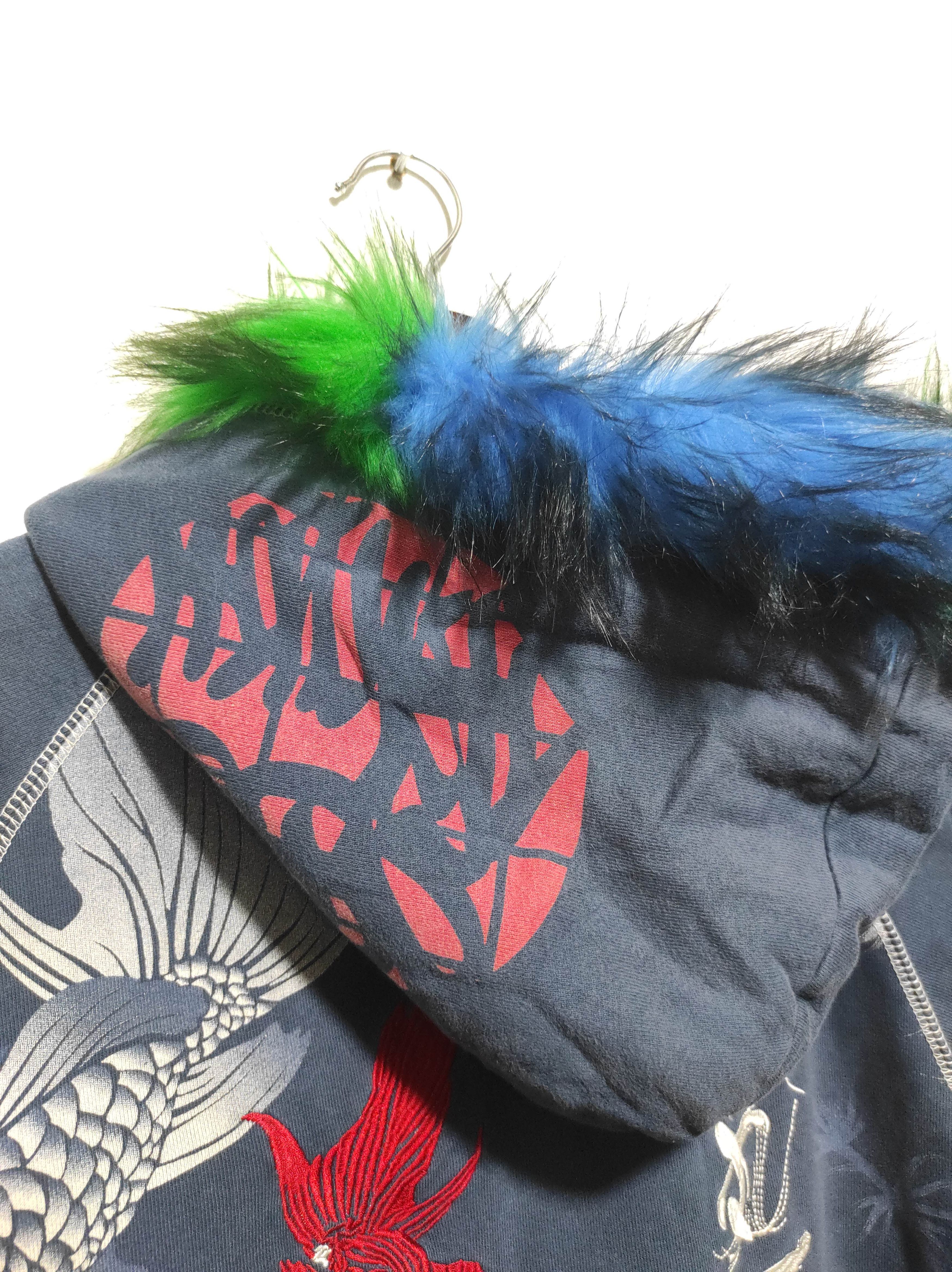 Hysteric Glamour Sukajan Japan Koi Fur Hoodie i6w9 LGB style Size US M / EU 48-50 / 2 - 24 Thumbnail