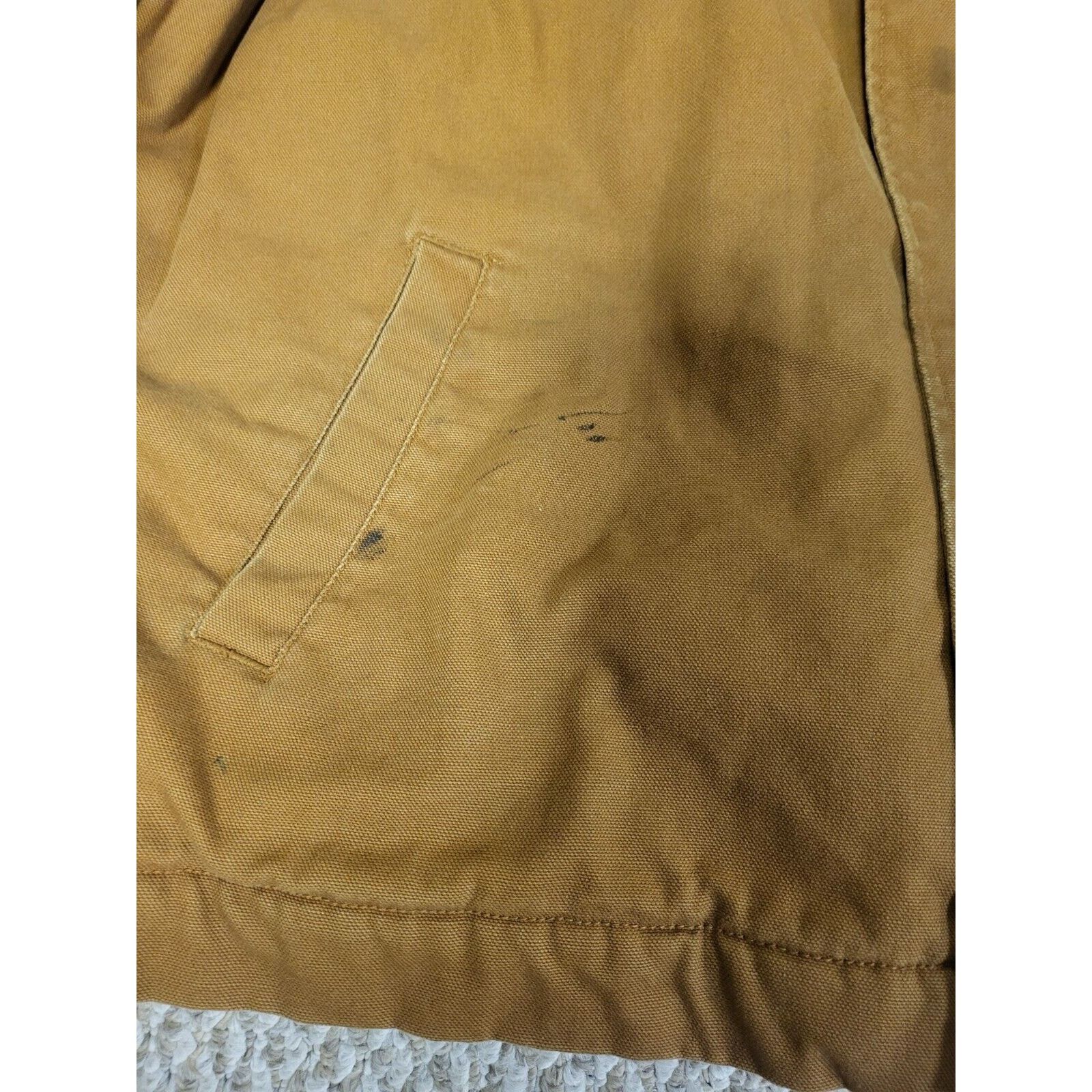 Walls Walls Workwear Jacket 2XL XXL Brown Canvas Duck Hood Size US XXL / EU 58 / 5 - 7 Thumbnail