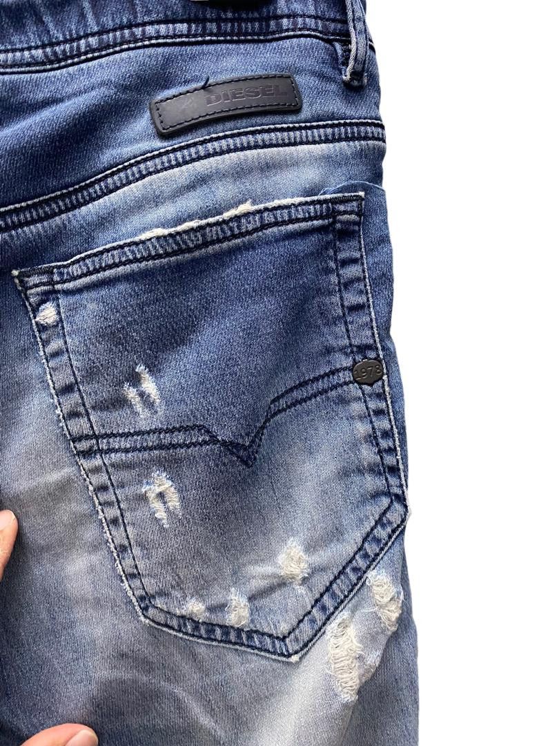 Diesel 💥BEST OFFER💥DIESEL INDUSTRY SLIM FIT DENIM SWEATPANTS Size US 32 / EU 48 - 3 Thumbnail