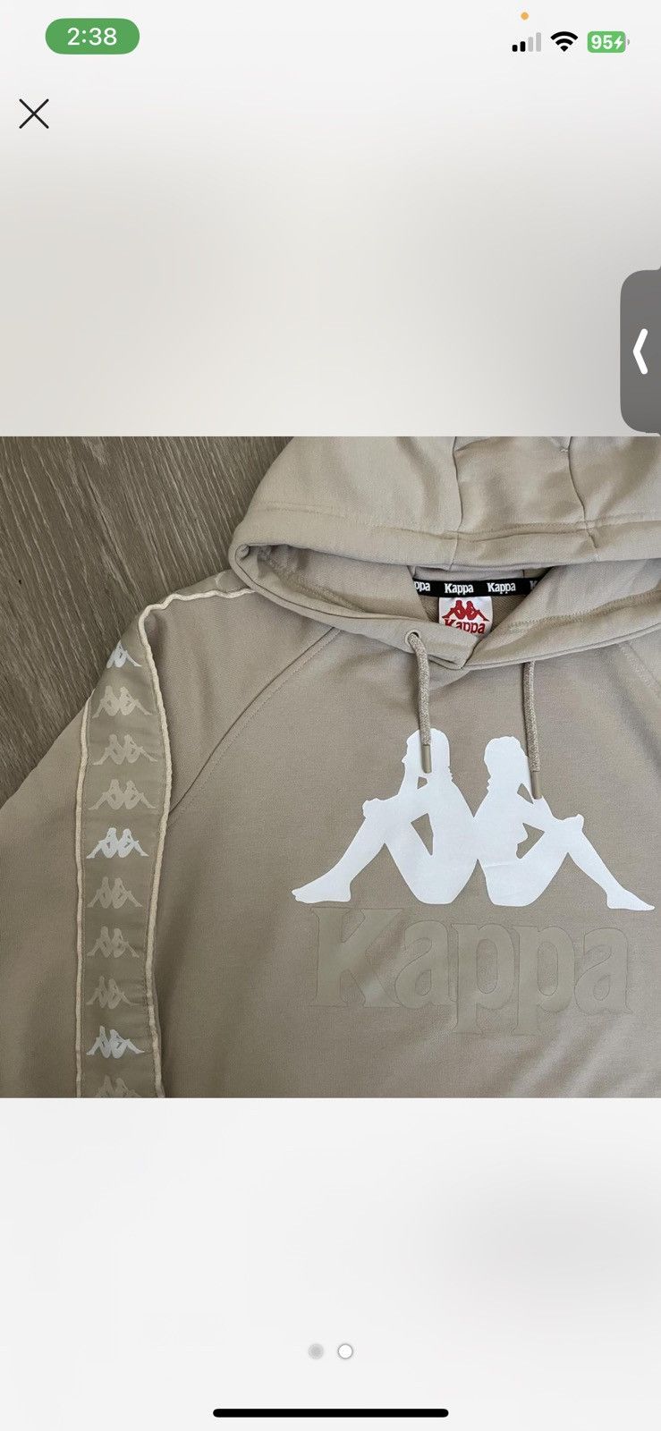 Kappa Kappa Hoodie Size US S / EU 44-46 / 1 - 2 Thumbnail