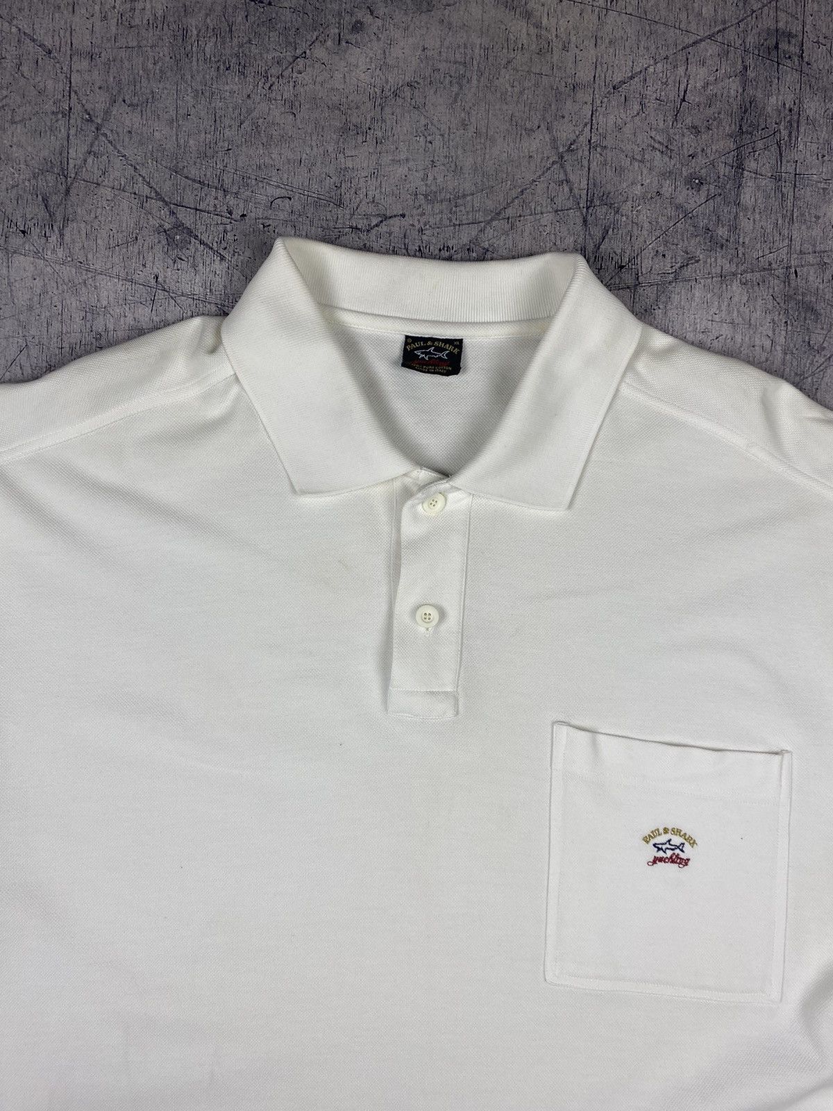 Paul & Shark × Vintage Vintage Paul & Shark Yachting Polo Tee T Shirt Size XL Size US XL / EU 56 / 4 - 5 Thumbnail