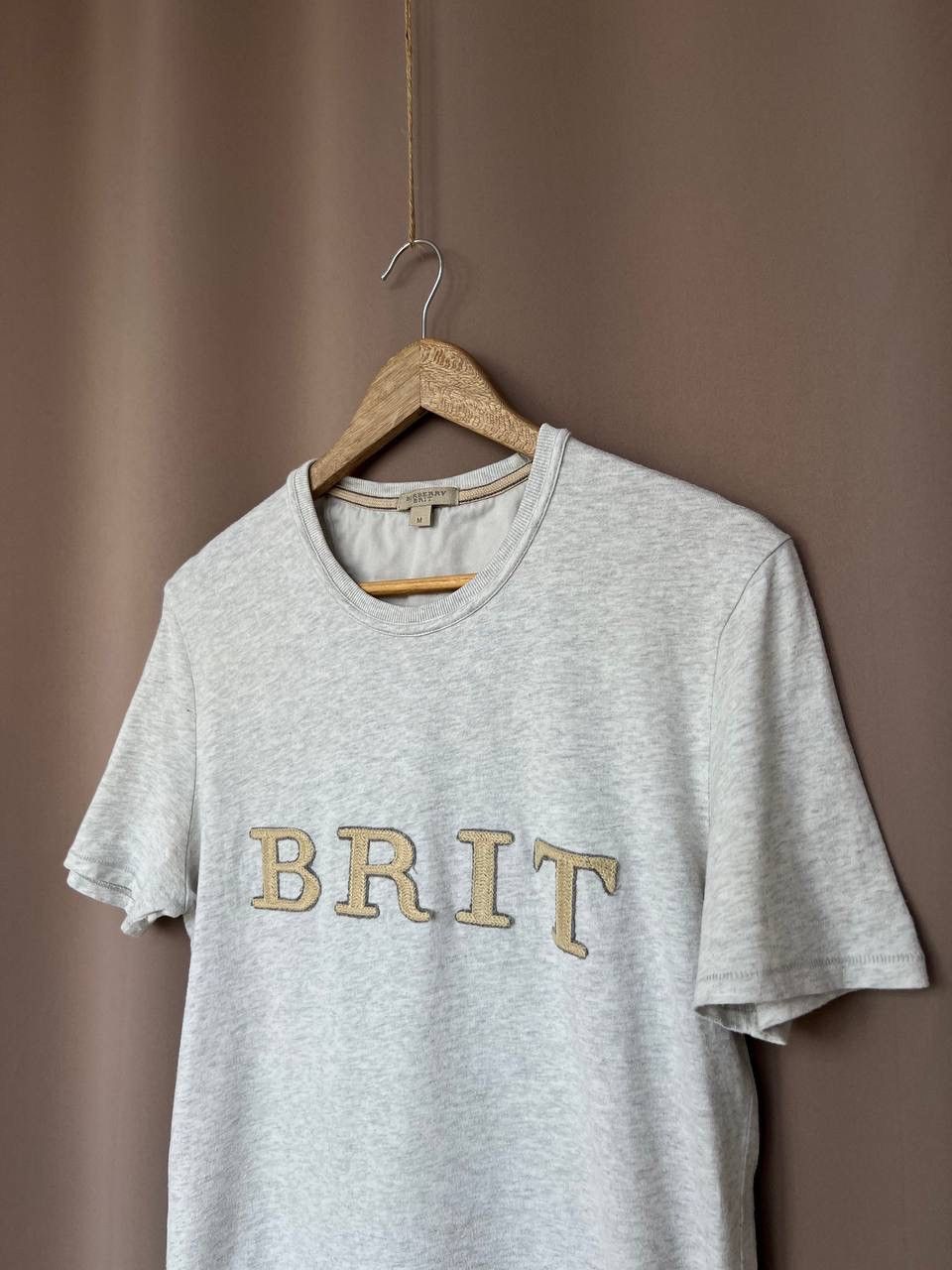 Burberry Burberry Brit Embroidery Slim Fit T-Shirt Mens Size M Size US M / EU 48-50 / 2 - 4 Thumbnail