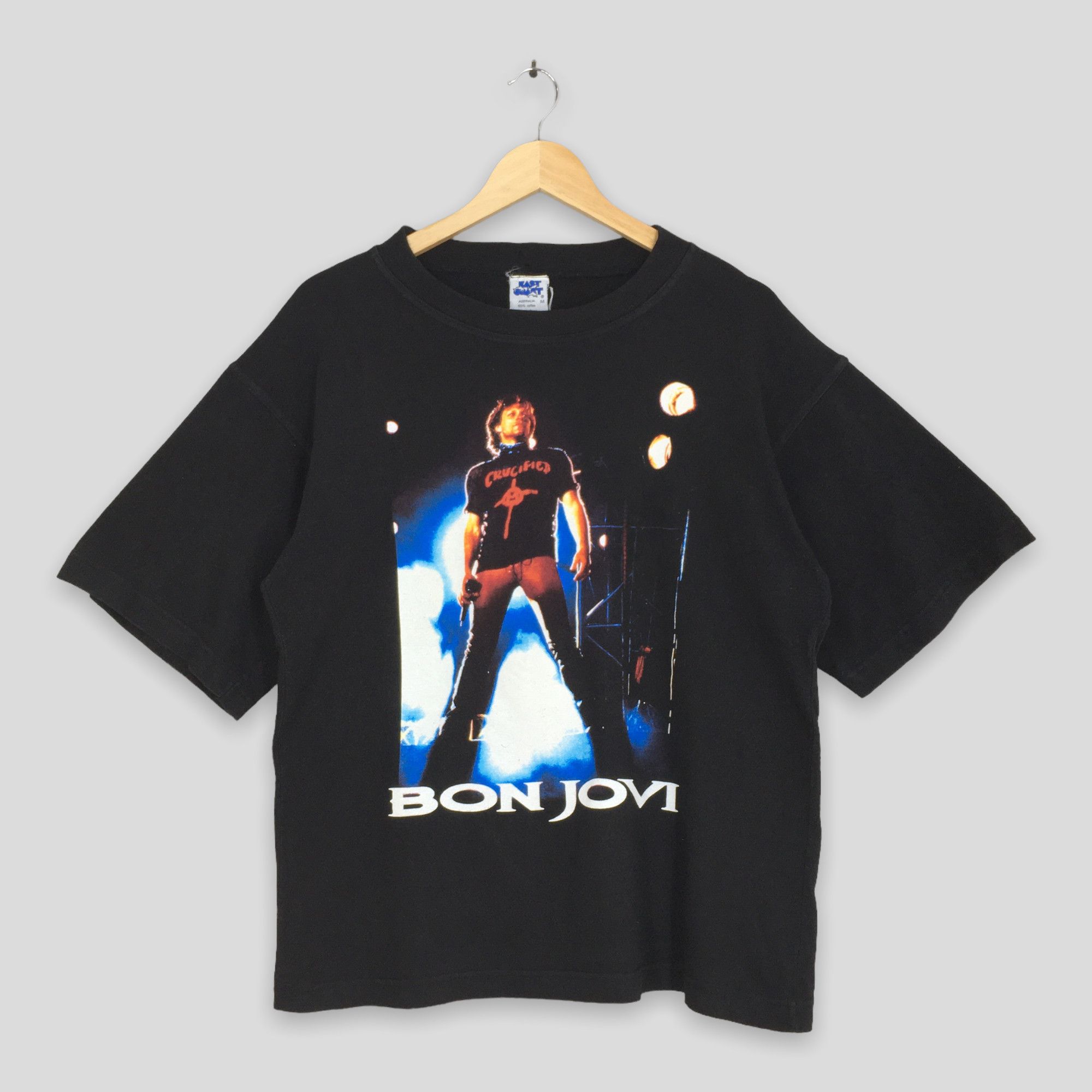 image of Vintage Bon Jovi These Days Yokohama Japan Concert Tshirt in Black, Men's (Size Medium)