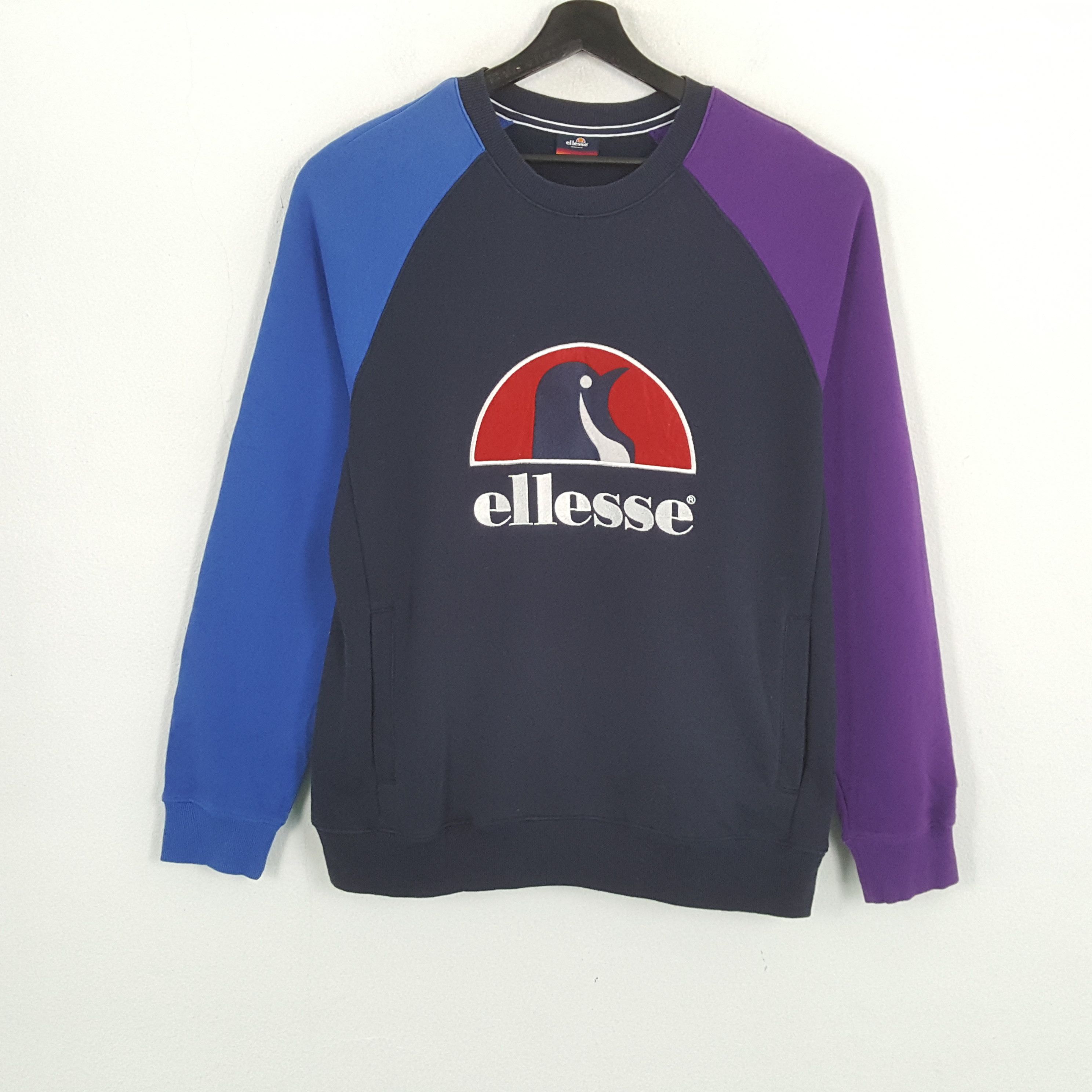 Ellesse × Vintage ELLESSE Center Spellout Design Colourful Sweatshirt Size US L / EU 52-54 / 3 - 1 Thumbnail