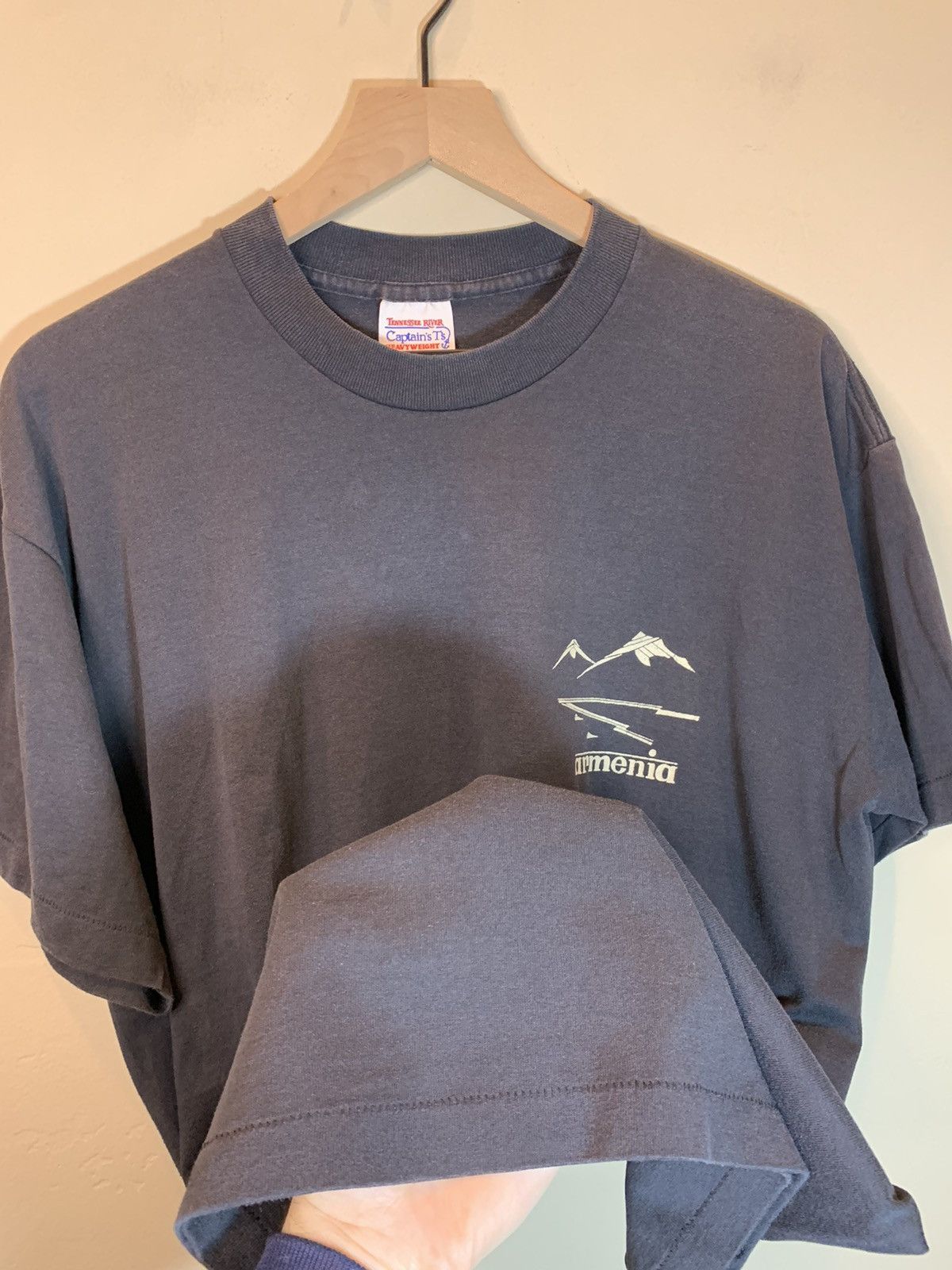Vintage *RARE* Vintage 80s Armenia Armenian Flag Single Stitch Shirt Size US XL / EU 56 / 4 - 6 Thumbnail