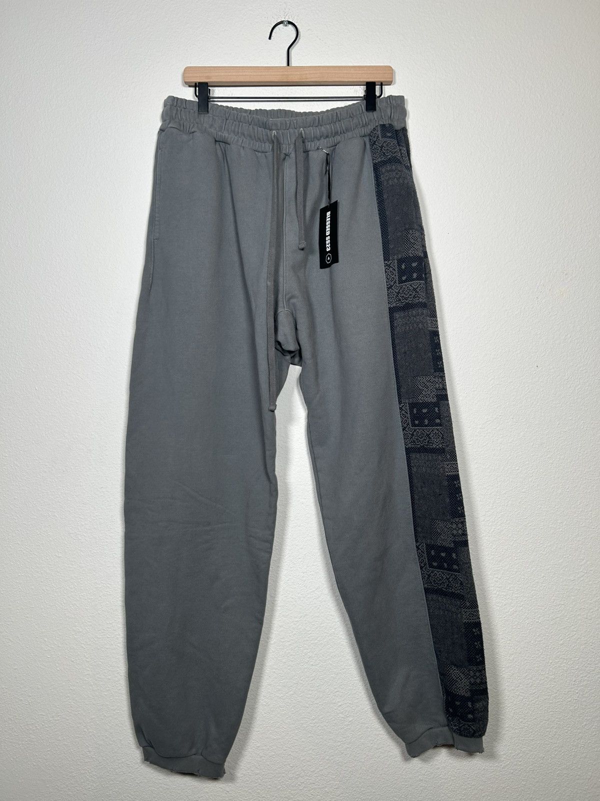 Alchemist SS23 Tribal Stripe Distressed Sweatpants Size US 32 / EU 48 - 1 Thumbnail