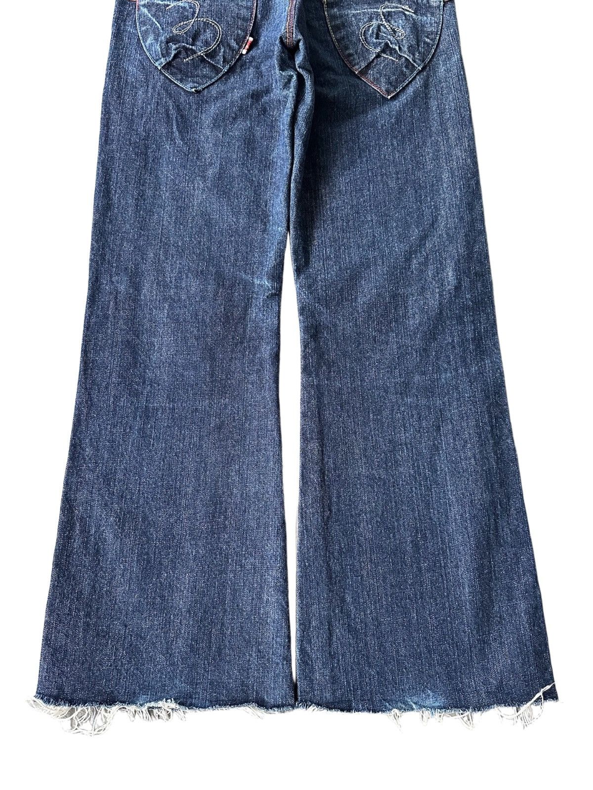 If Six Was Nine × Japanese Brand Vintage Blue Way ET Boite Punk Wide Leg Jeans Size US 30 / EU 46 - 9 Thumbnail