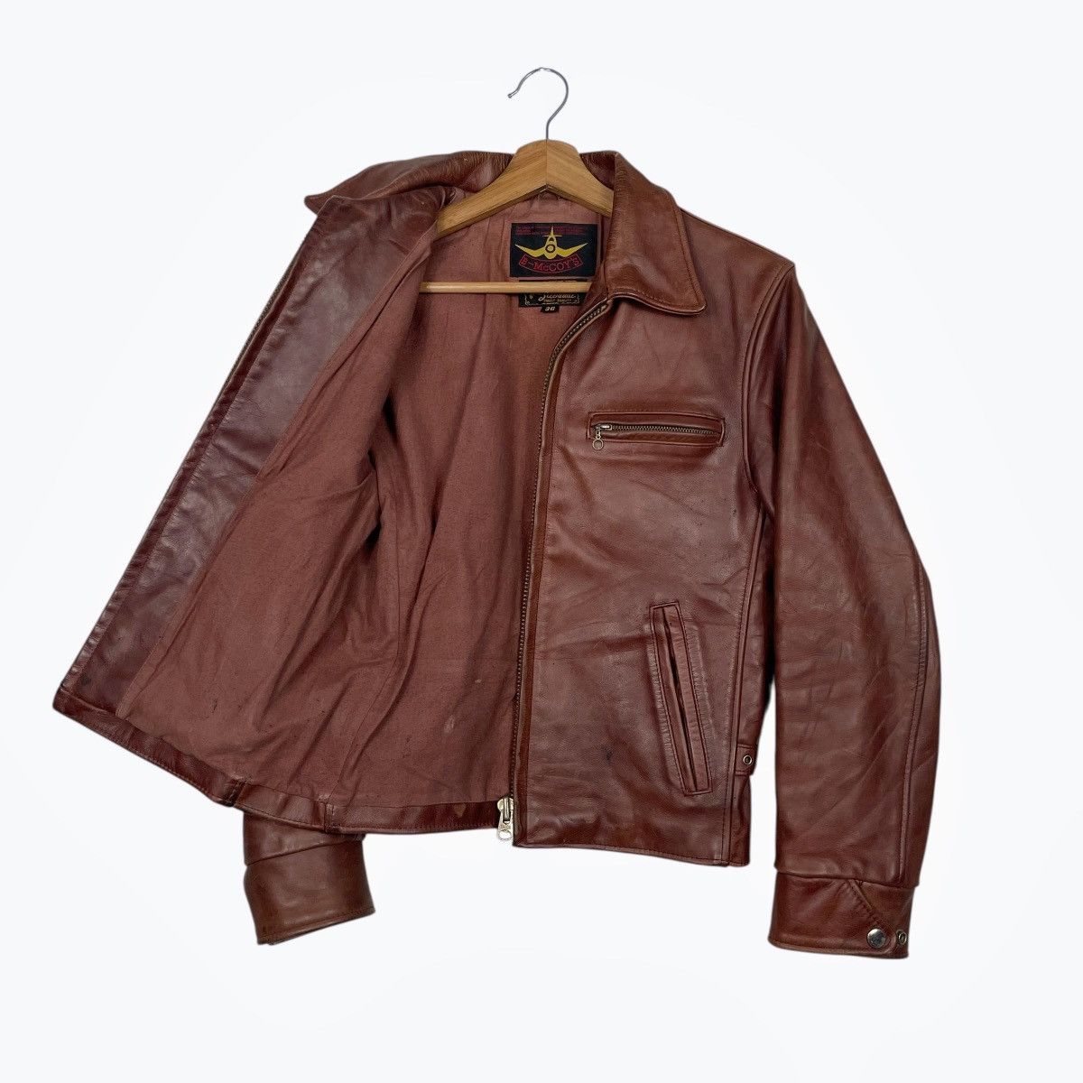 The Real McCoy's B-McCoy’s Steerhide Rider Jacket Size 36 Size US S / EU 44-46 / 1 - 10 Thumbnail