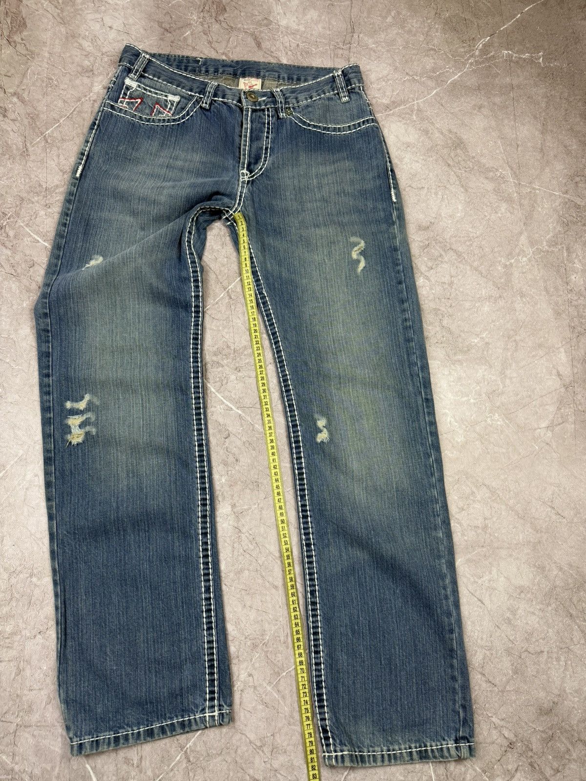 True Religion Vintage True Religion Billy Big T Denim Baggy Jeans Y2K Size US 34 / EU 50 - 16 Thumbnail