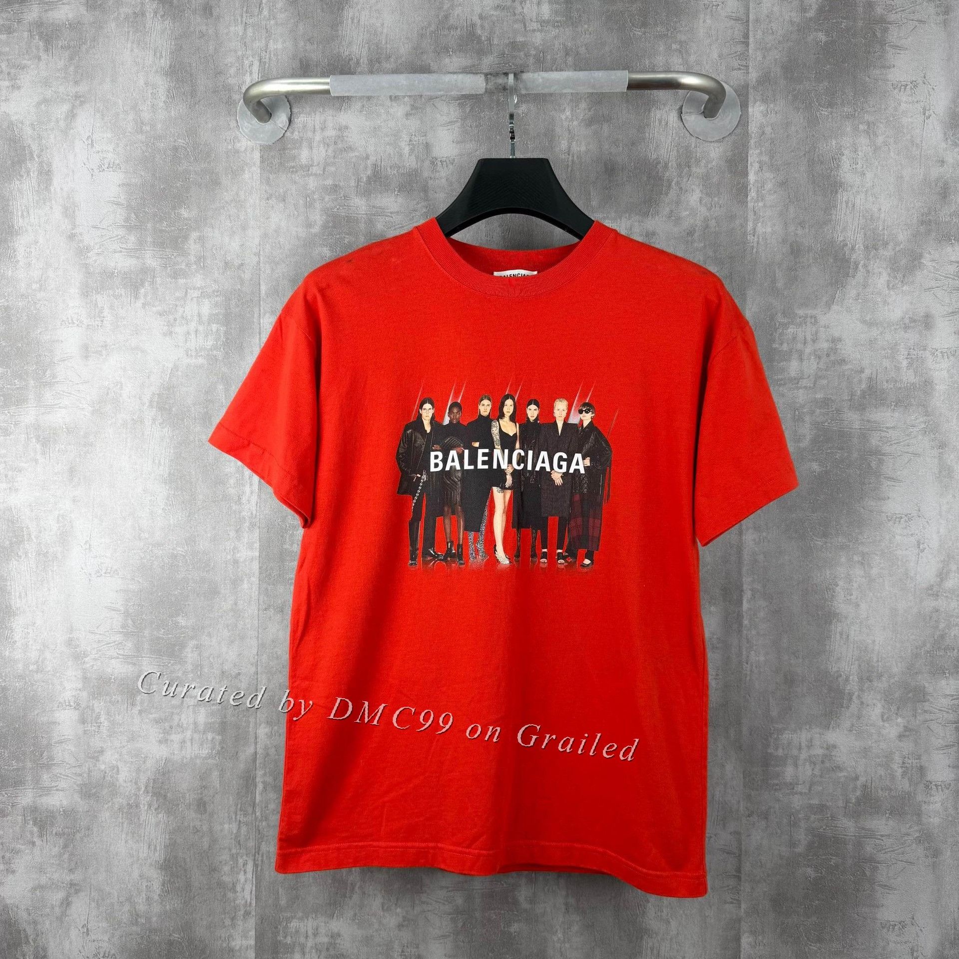 Balenciaga Balenciaga Music Mina series vintage portrait T-shirt