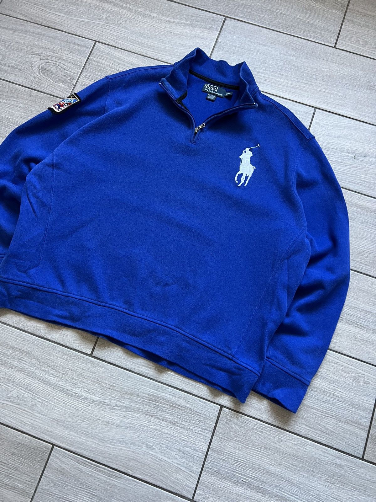 Polo Ralph Lauren Vintage Y2K polo Ralph Lauren Ski Pony 1/4 Zip Sweatshirt Size US XXL / EU 58 / 5 - 3 Thumbnail