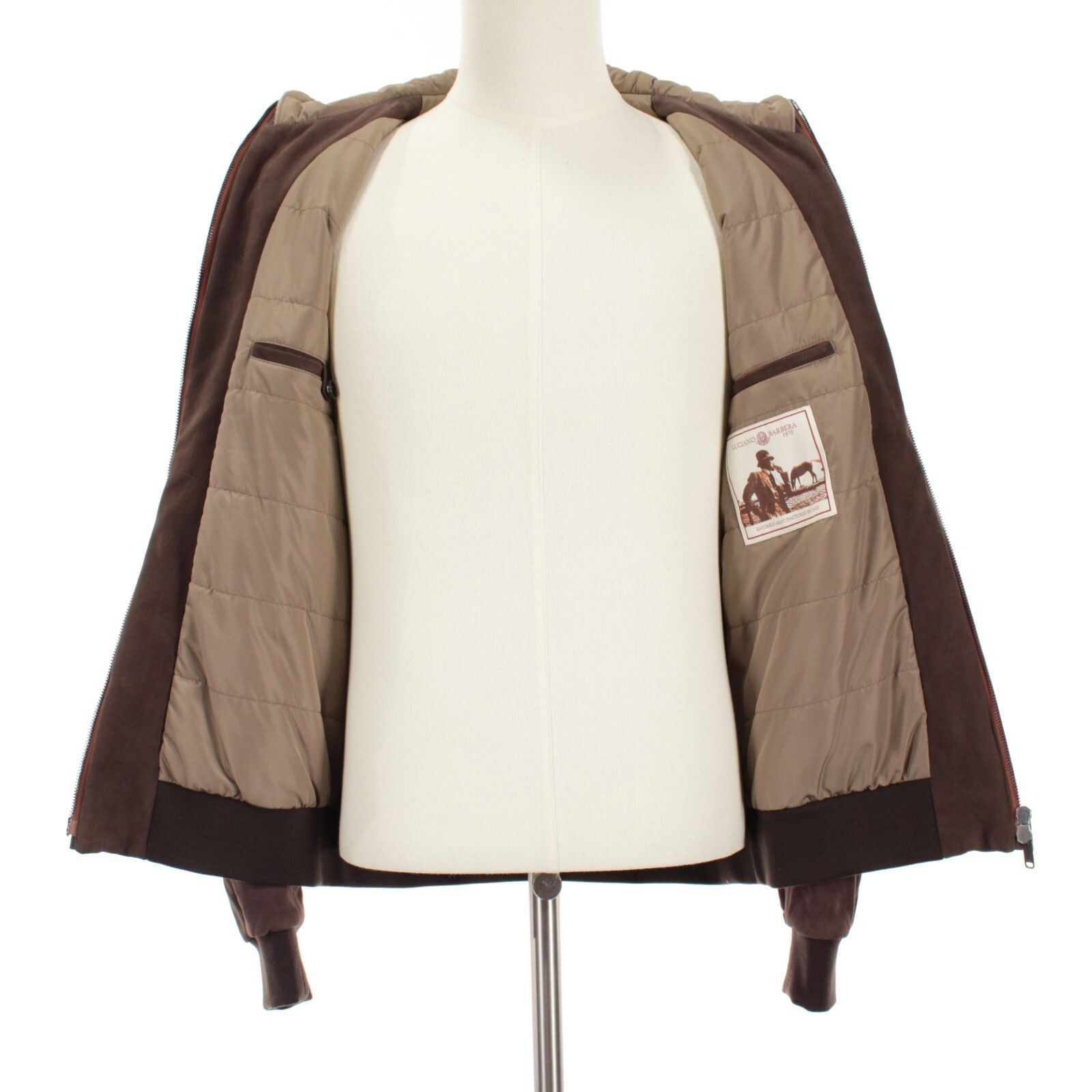 Luciano Barbera Luciano Barbera Jacket Size M US In Brown Leather Size US M / EU 48-50 / 2 - 8 Thumbnail