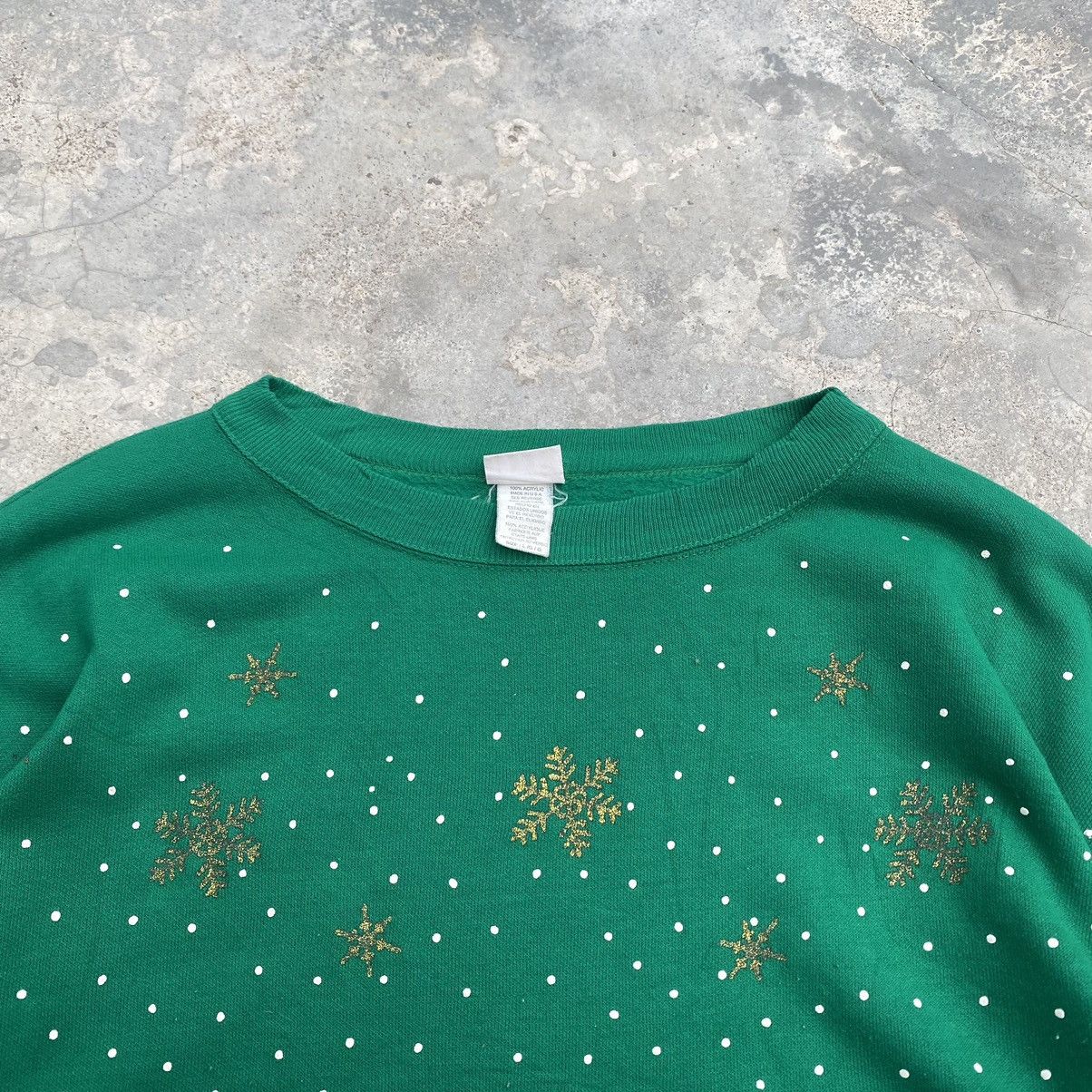 Vintage 90s Winter Time Sweater SC003 Size US XXL / EU 58 / 5 - 2 Thumbnail