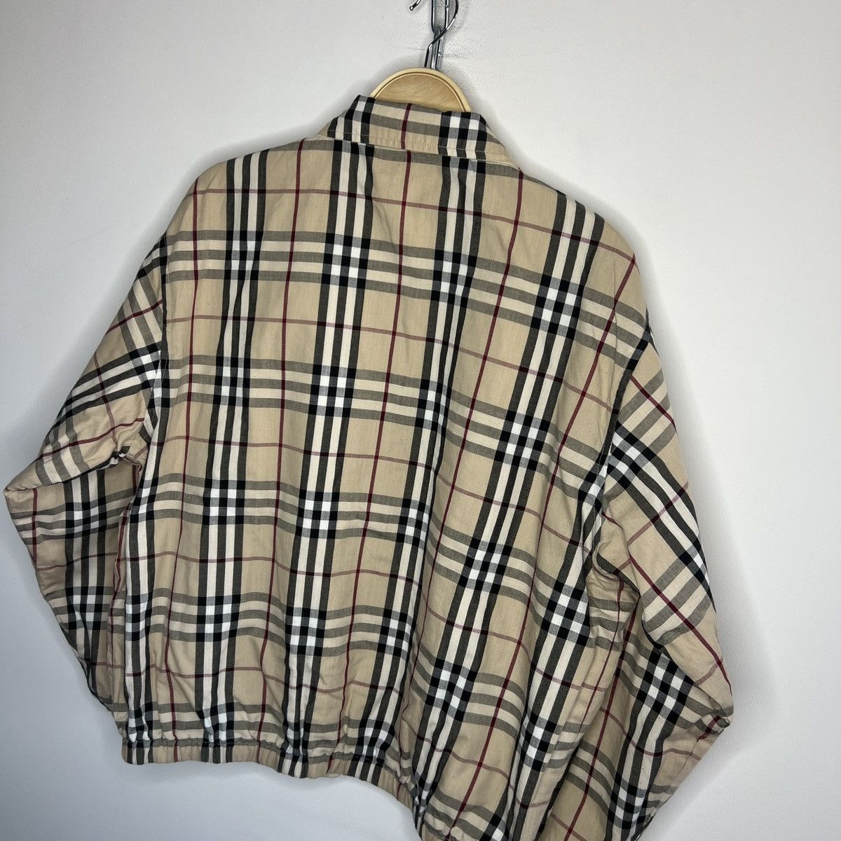 Burberry Burberr London Nova Check Jacket Reversible Bomber Beige Size US M / EU 48-50 / 2 - 8 Thumbnail