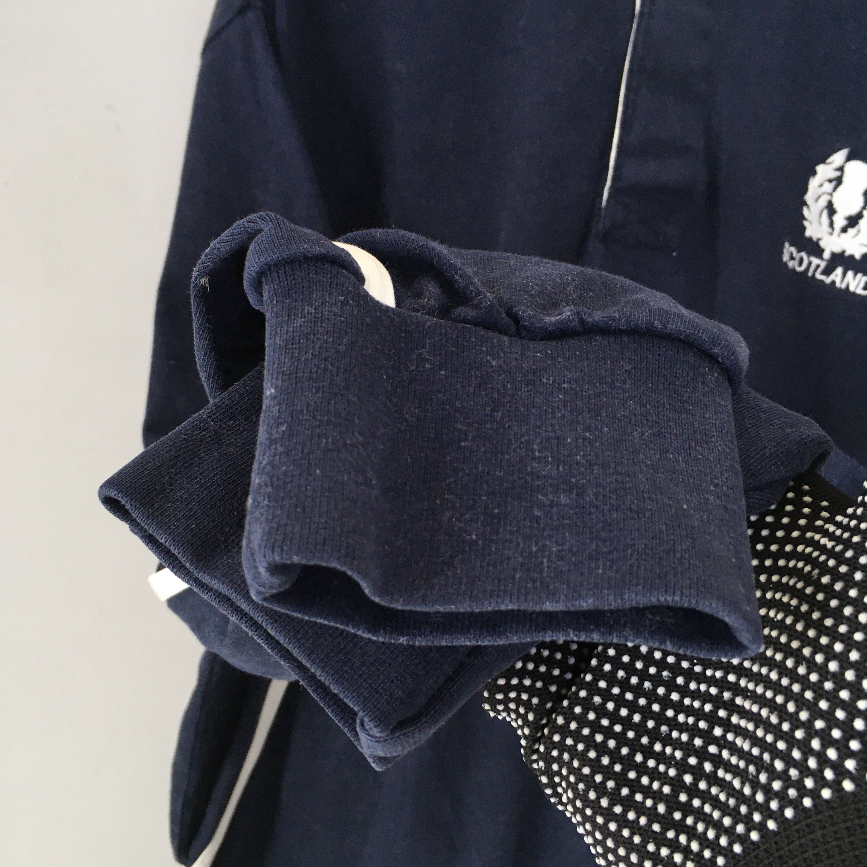 Vintage Vintage Scotland Union Polo Rugby Shirt XLarge Size US XL / EU 56 / 4 - 4 Thumbnail
