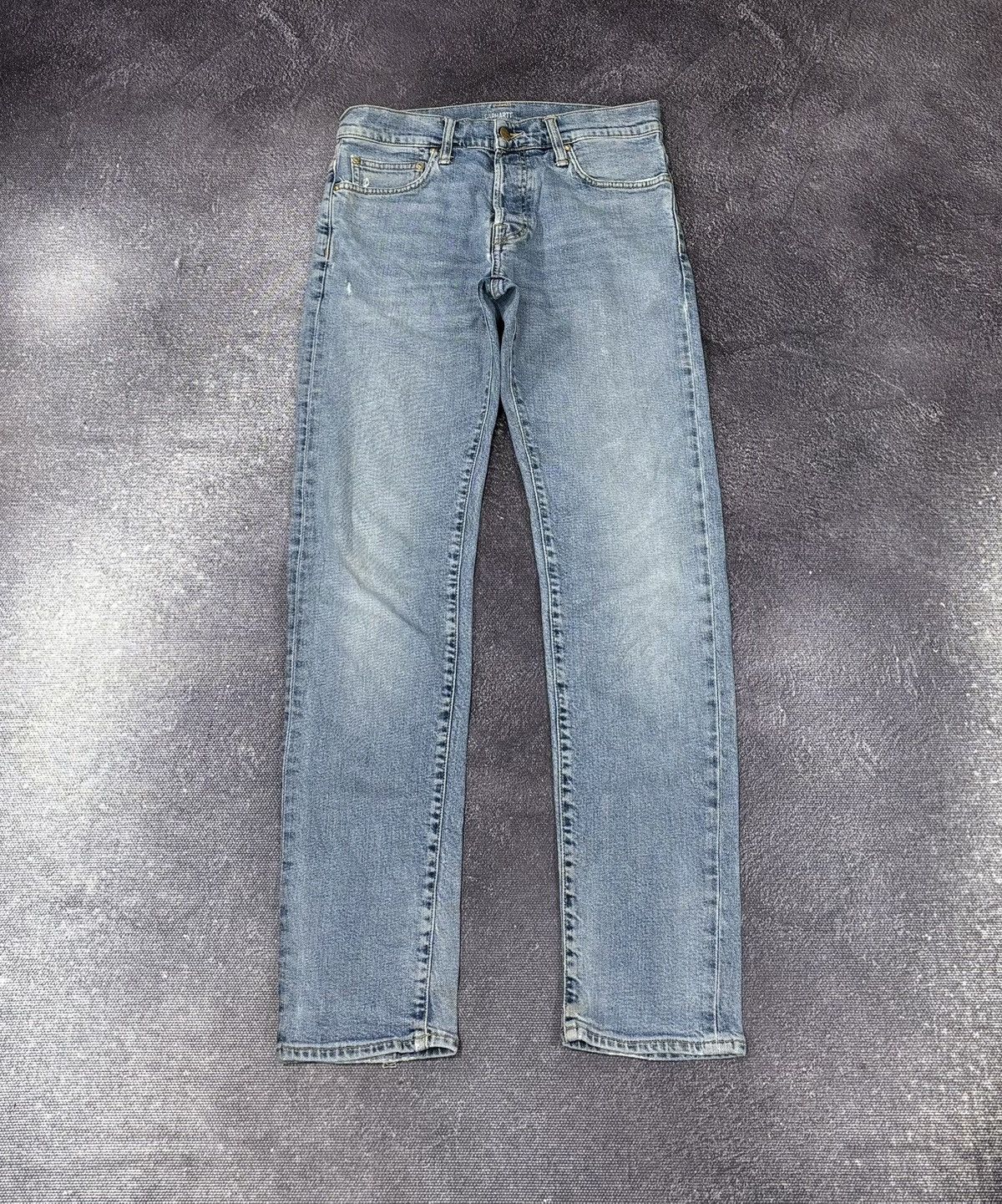Carhartt Vintage Carhartt Light Blue Denim Work Hype Klondike Jeans Size US 29 - 2 Thumbnail