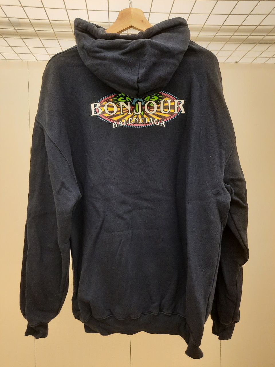 Balenciaga Bonjour Hoodie Size US M / EU 48-50 / 2 - 2 Thumbnail