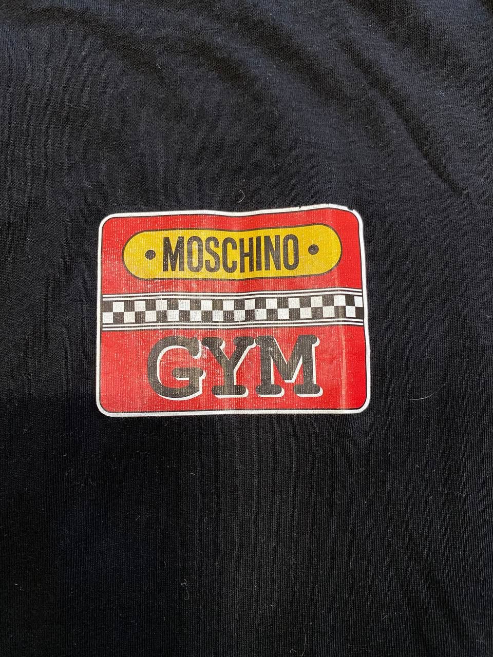 Moschino Moschino luxury streetwear polo tee LOGO GYM Size US M / EU 48-50 / 2 - 5 Thumbnail
