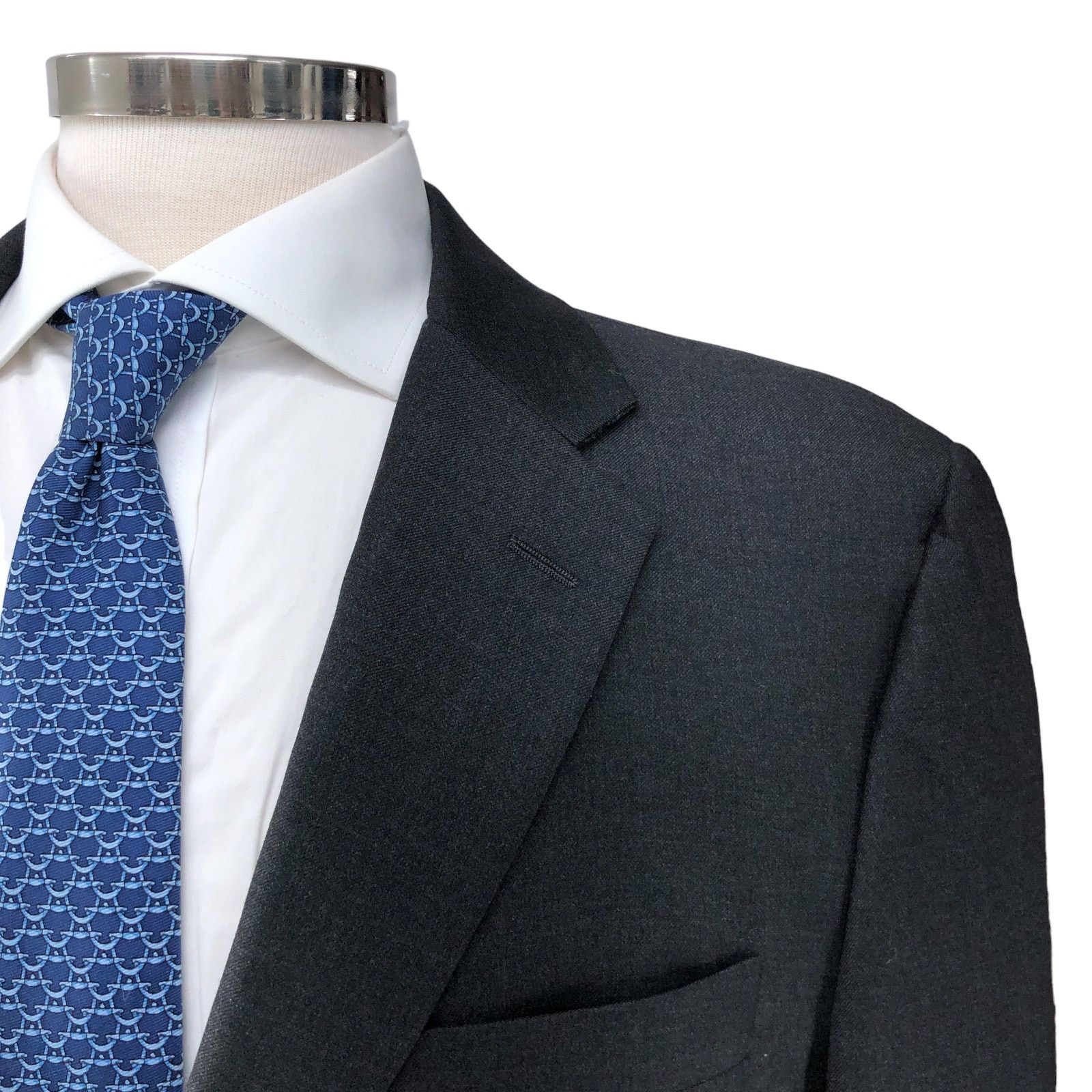 Hickey Freeman Hickey Freeman Mens 42R Sport Coat Legacy Fit Gray 2 Button Size 42R - 6 Thumbnail