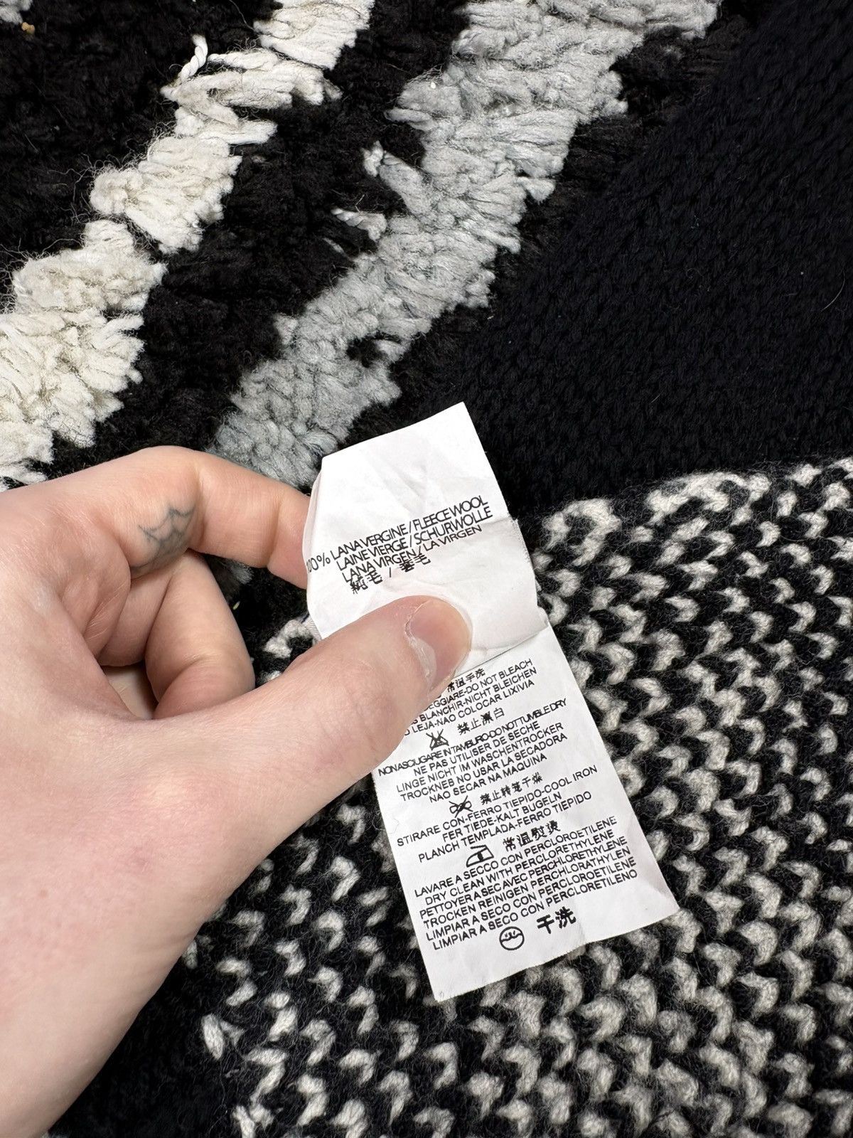 Moncler Moncler vintage oversized scarf wool swag Size ONE SIZE - 8 Thumbnail