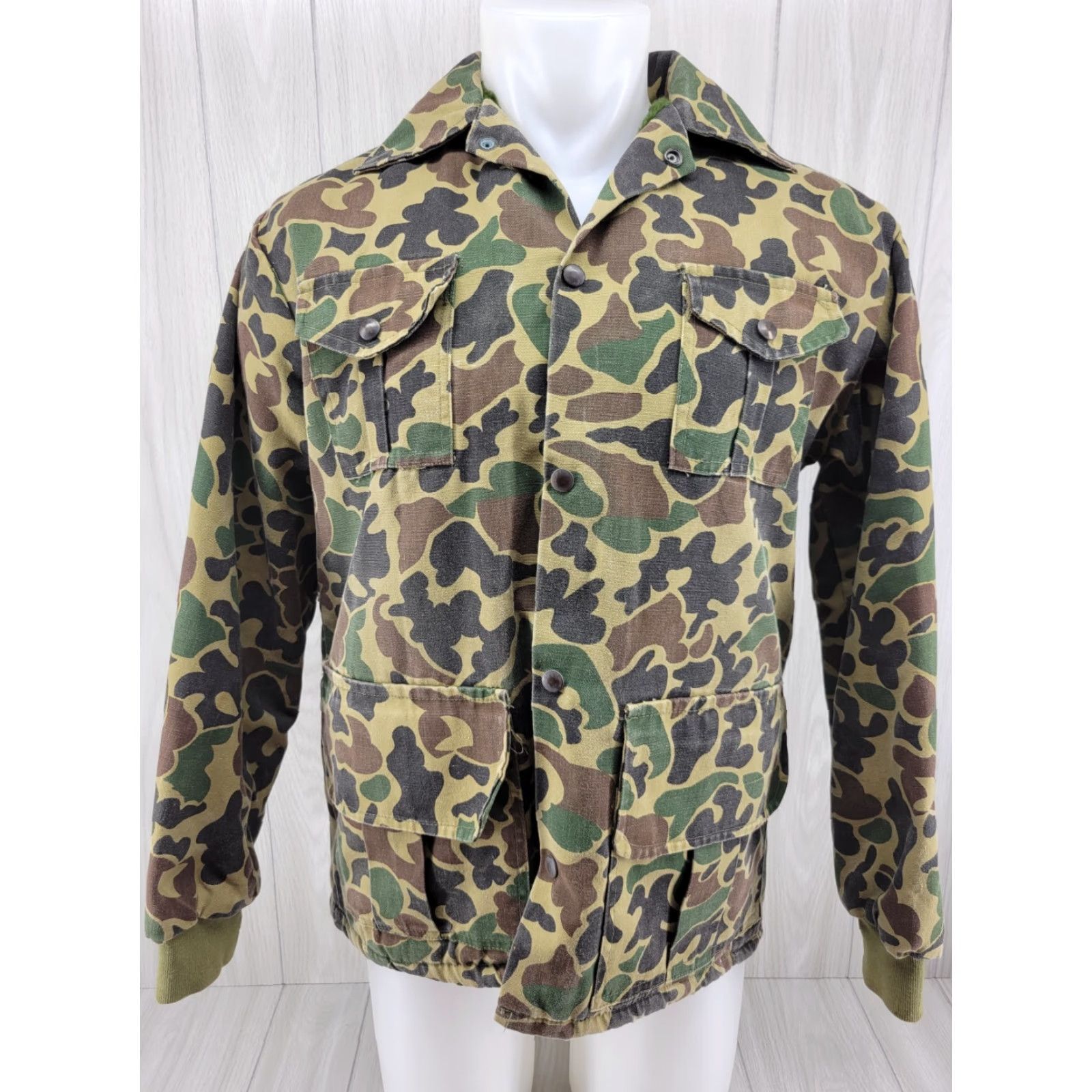 Lee VINTAGE Lee Jacket Camouflage Duck Camo Sherpa Size M 38-40 Men USA Hunting Shirt Size US M / EU 48-50 / 2 - 2 Thumbnail