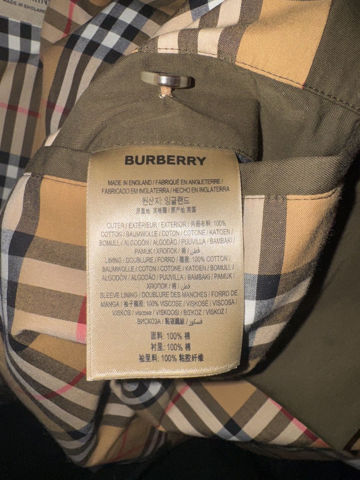 Burberry Olive green Burberry trench coat Size US L / EU 52-54 / 3 - 4 Thumbnail